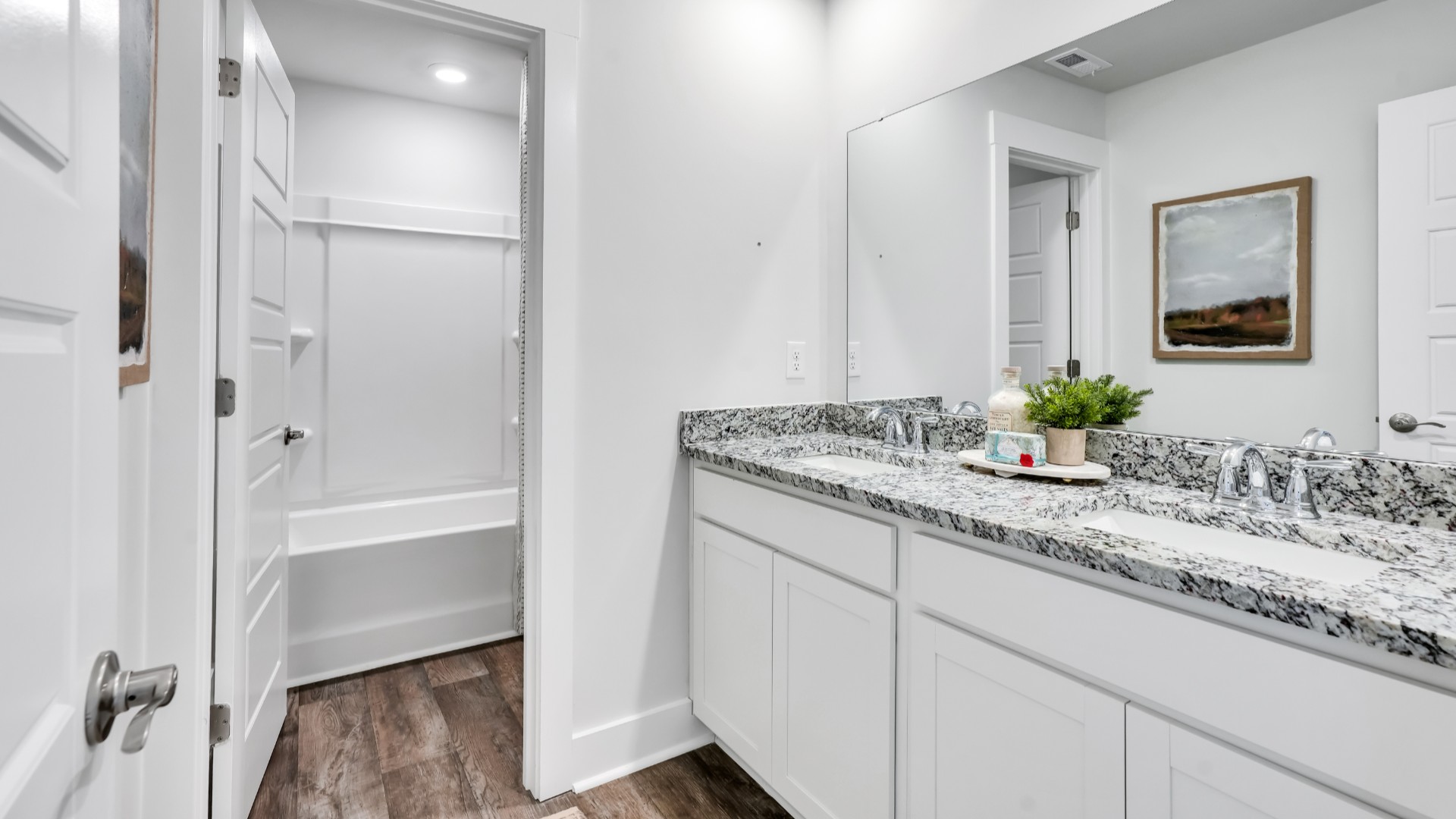 In every bedroom you’ll have carpeted floors and a closet in each room. Whether these rooms become bedrooms, office spaces, or other bonus rooms, there is sure to be comfort.