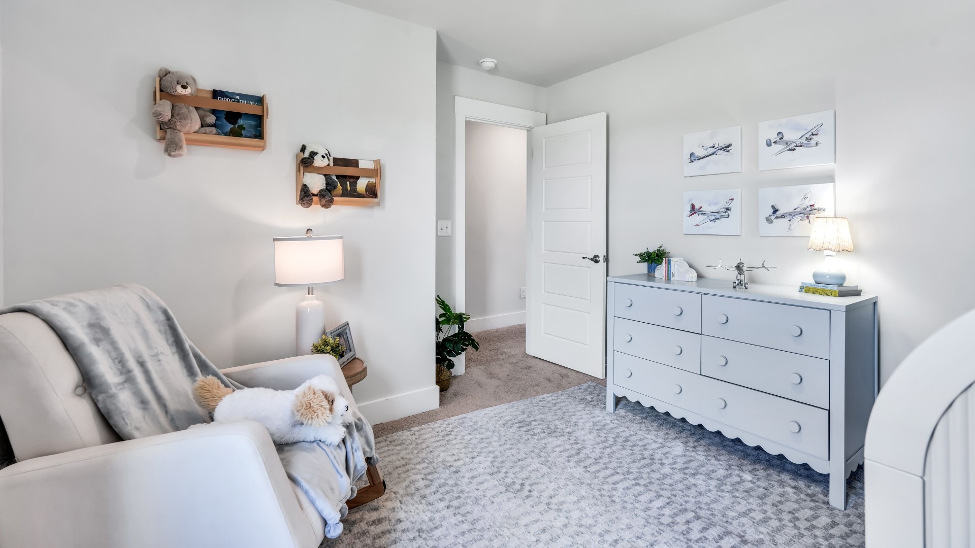 In every bedroom you’ll have carpeted floors and a closet in each room. Whether these rooms become bedrooms, office spaces, or other bonus rooms, there is sure to be comfort.
