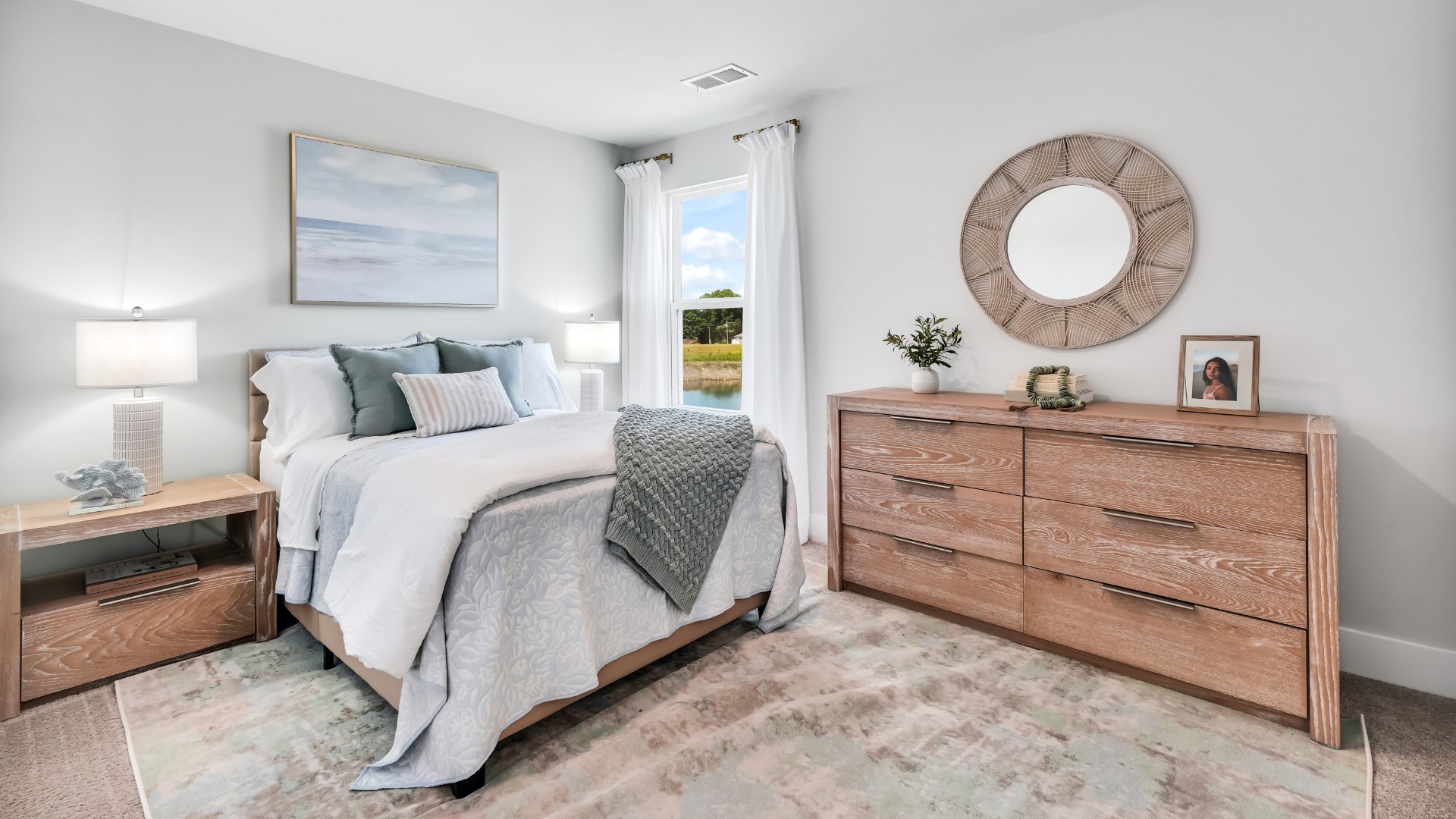 In every bedroom you’ll have carpeted floors and a closet in each room. Whether these rooms become bedrooms, office spaces, or other bonus rooms, there is sure to be comfort.