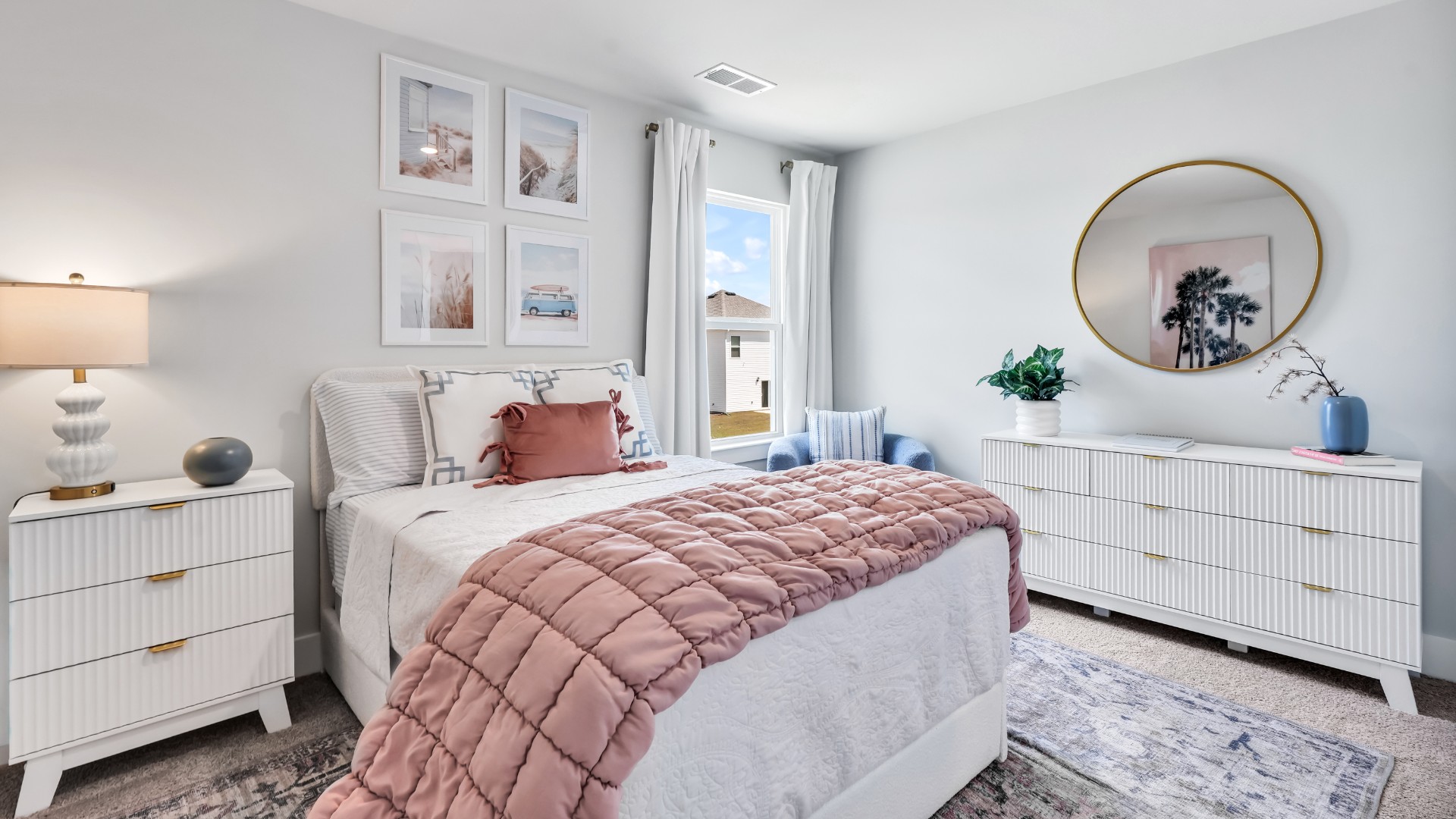 In every bedroom you’ll have carpeted floors and a closet in each room. Whether these rooms become bedrooms, office spaces, or other bonus rooms, there is sure to be comfort.