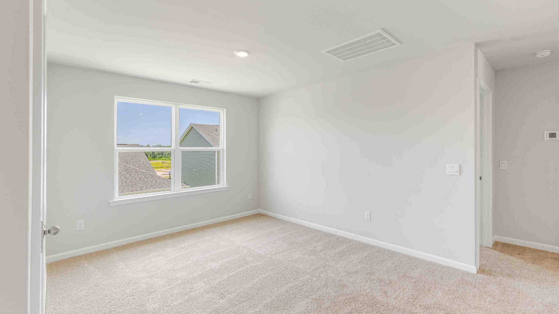 There are an additional 3 bedrooms and full bath. In every bedroom you’ll have carpeted floors and a closet in each room.
