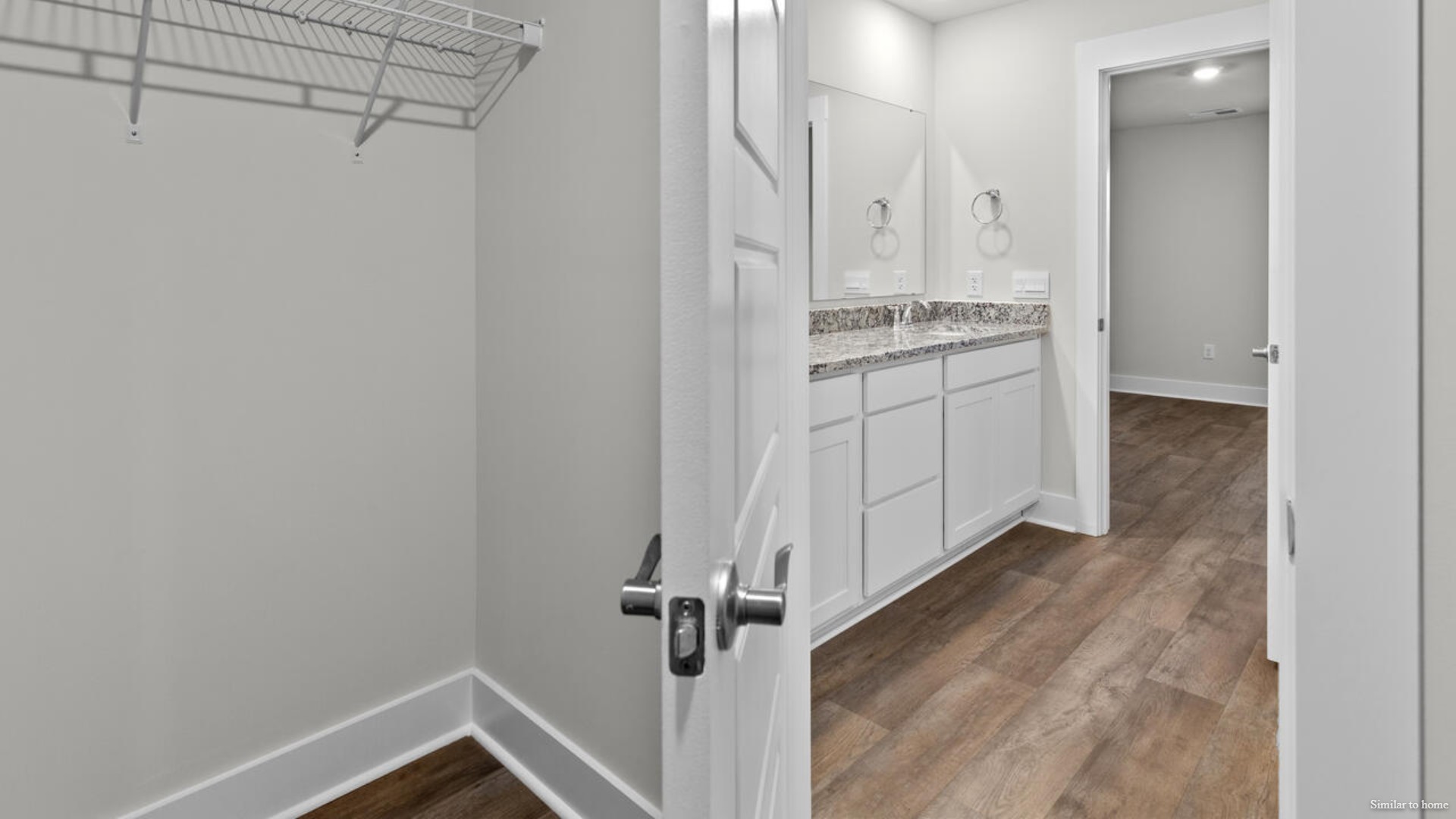In every bedroom you’ll have carpeted floors and a closet in each room. Whether these rooms become bedrooms, office spaces, or other bonus rooms, there is sure to be comfort.