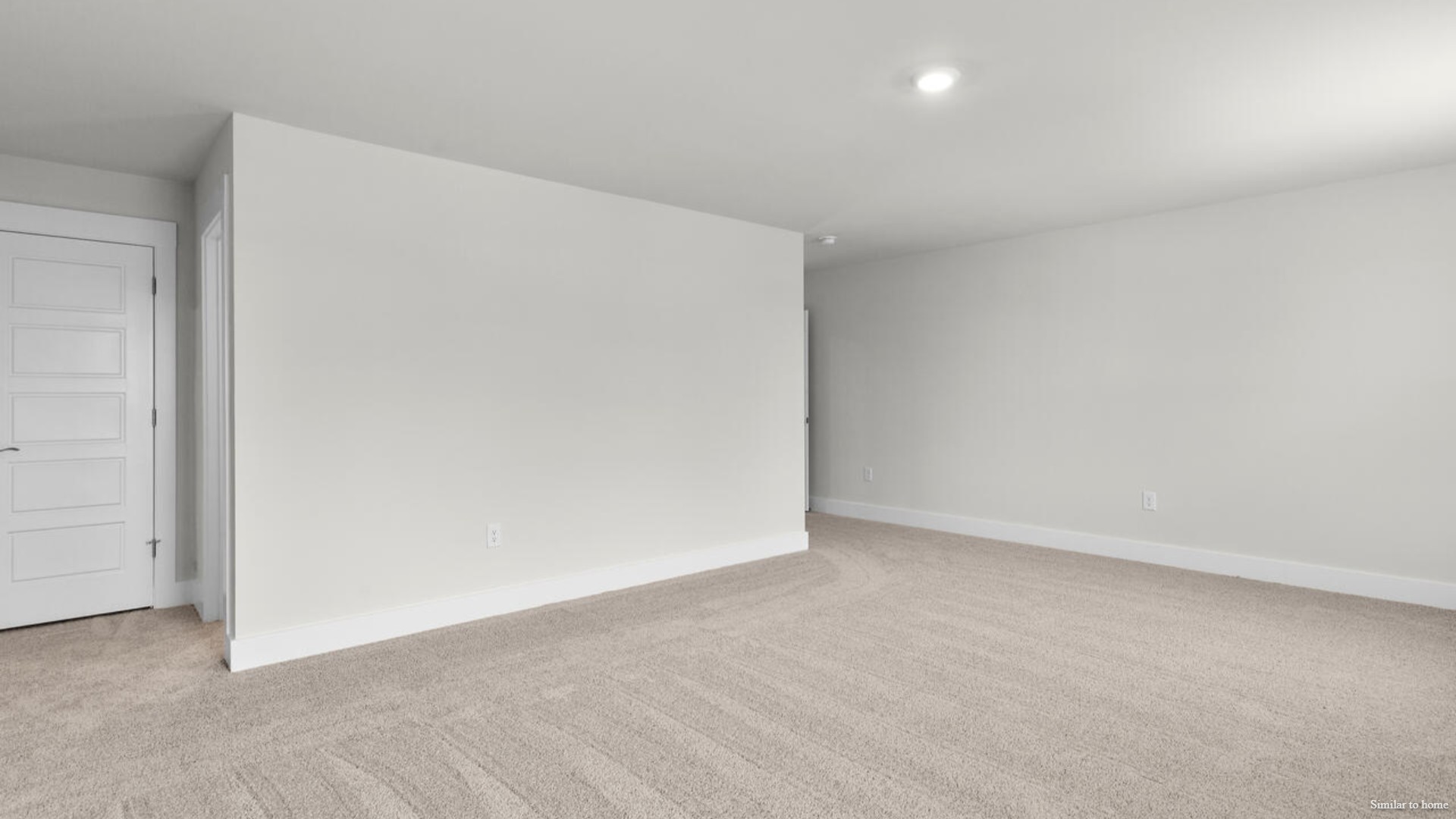 There is a secondary primary bedroom with bathroom.