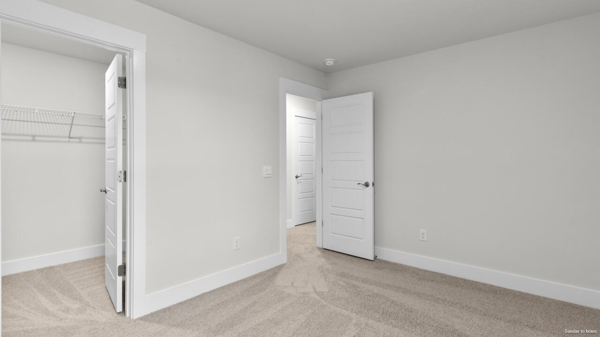 In every bedroom you’ll have carpeted floors and a closet in each room. Whether these rooms become bedrooms, office spaces, or other bonus rooms, there is sure to be comfort.