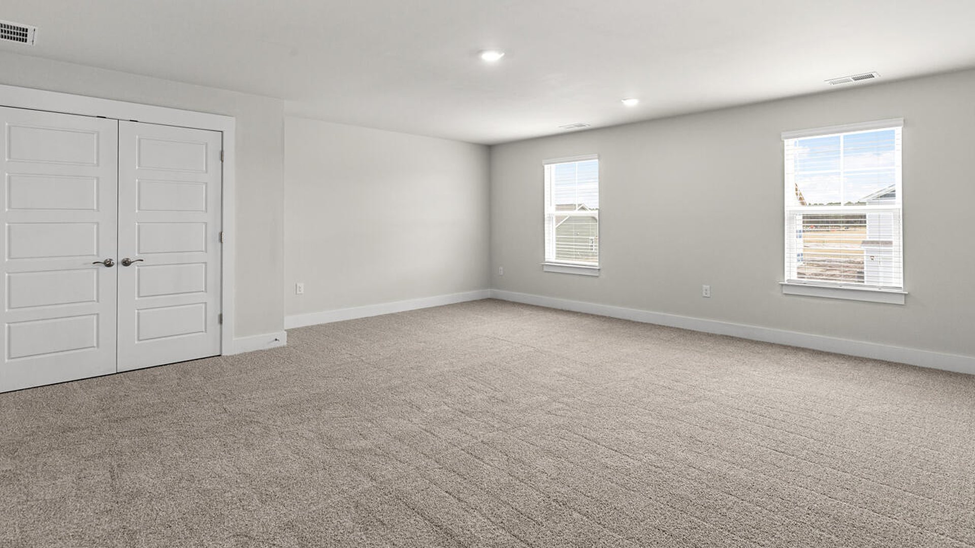 In every bedroom you’ll have vinyl floors and a closet in each room. Whether these rooms become bedrooms, office spaces, or other bonus rooms, there is sure to be comfort.