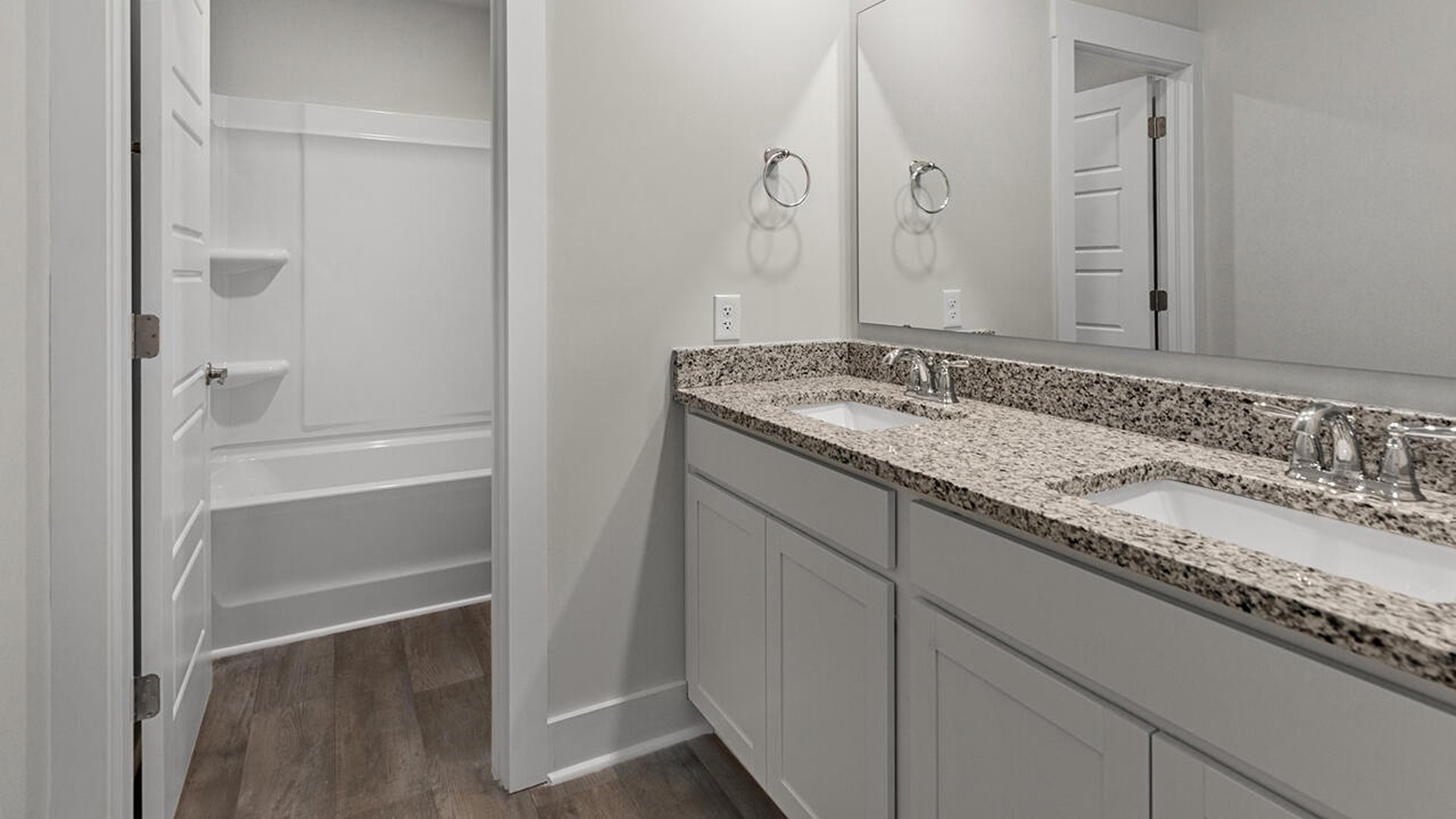 In every bedroom you’ll have vinyl floors and a closet in each room. Whether these rooms become bedrooms, office spaces, or other bonus rooms, there is sure to be comfort.