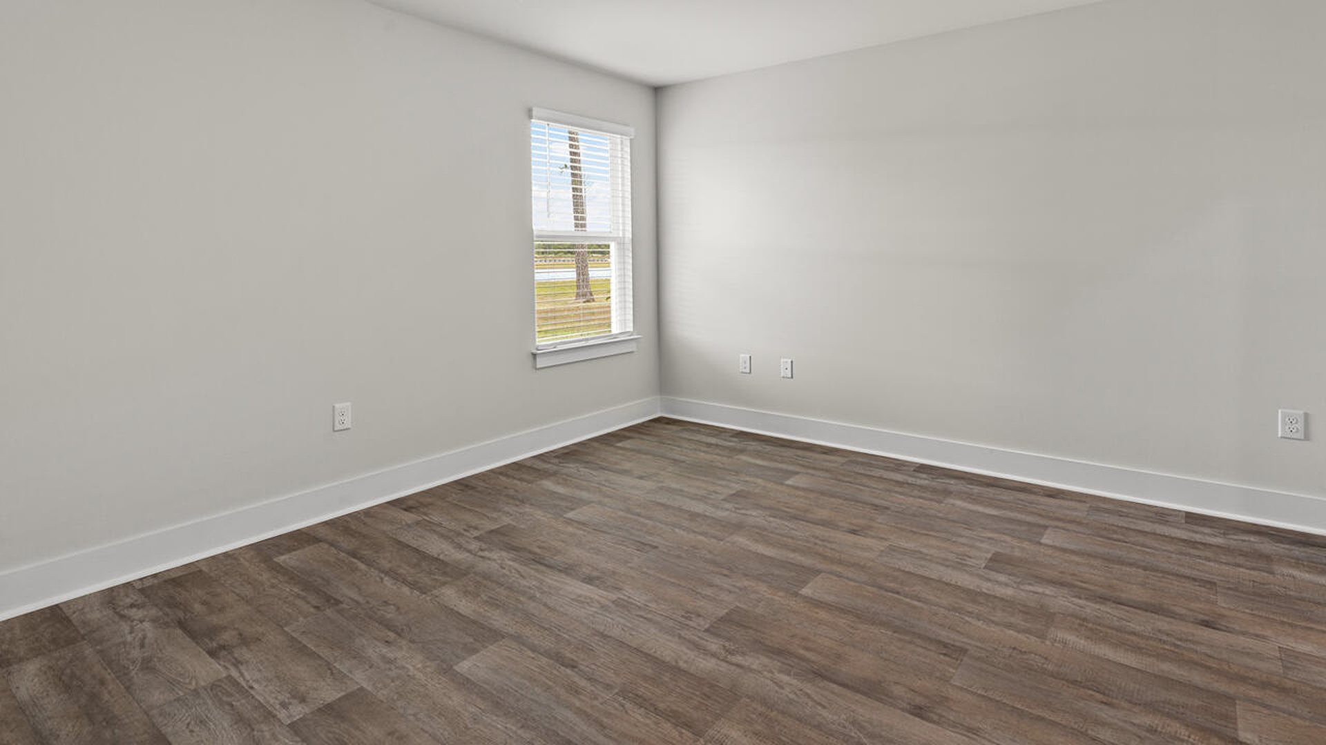 The primary bedroom has its own attached bathroom that features a walk-in closet and all the space you need to get ready in the morning.
