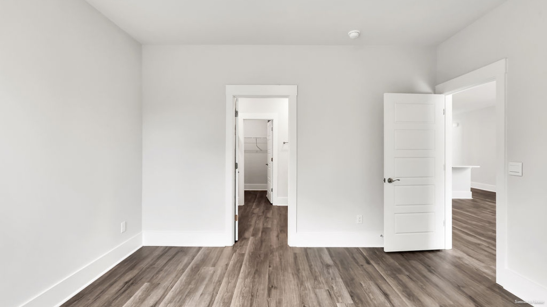 The primary bedroom has its own attached bathroom that features a walk-in closet and all the space you need to get ready in the morning.