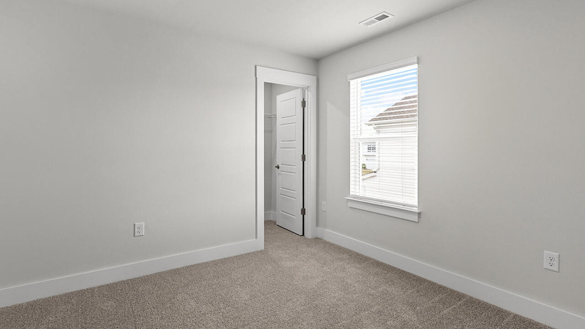 The primary bedroom has its own attached bathroom that features a walk-in closet and all the space you need to get ready in the morning. Sharing a sink isn’t a worry with the double vanity, and you also get additional privacy with a separate door for the toilet and shower.