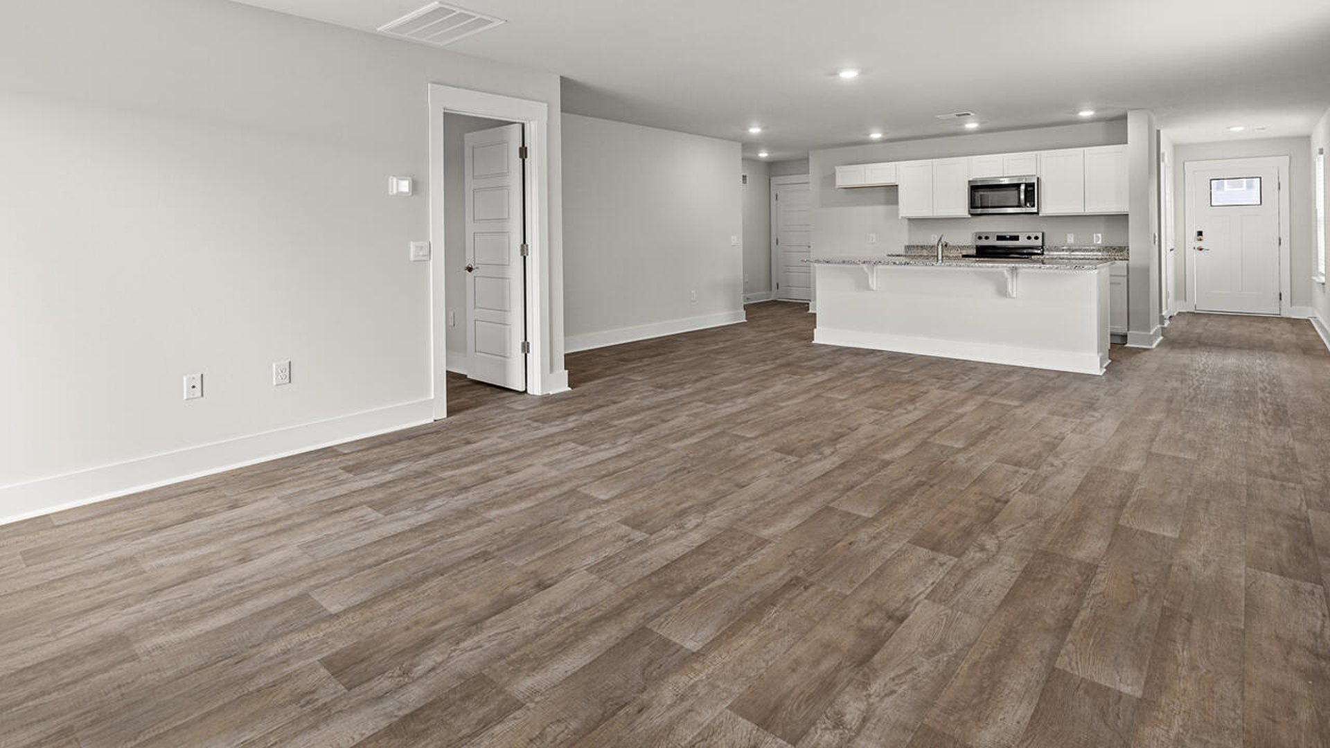 Inside this 5-bedroom, 3.5-bathroom home, you’ll find 2,583 square feet of comfortable living. The living area is an open concept, where your kitchen, living, and dining areas blend seamlessly into a space perfect for e