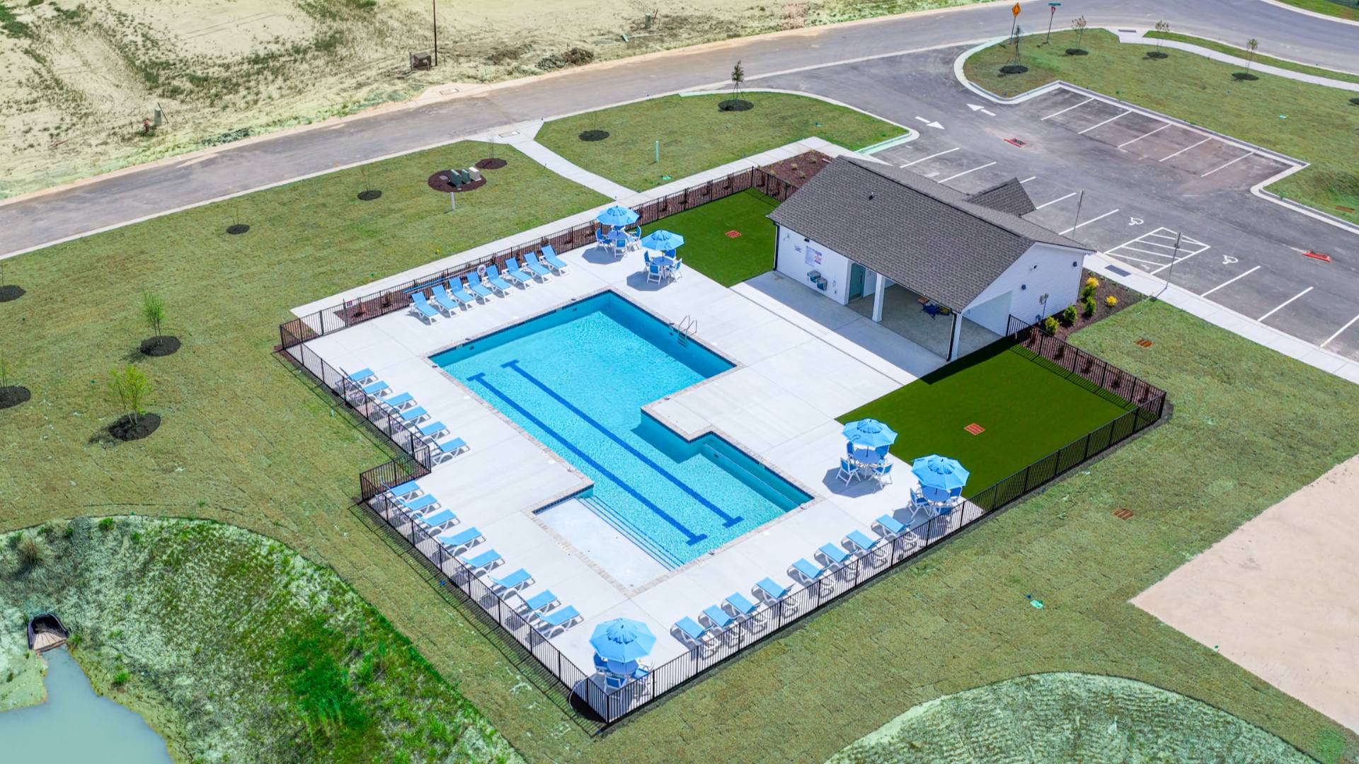 A fantastic addition to the Vineyard Trail community for our Homeowners! The exciting lineup of amenities that will include A Swimming Pool, Open Air Pavilion with playroom and turf lawn for cornhole toss.