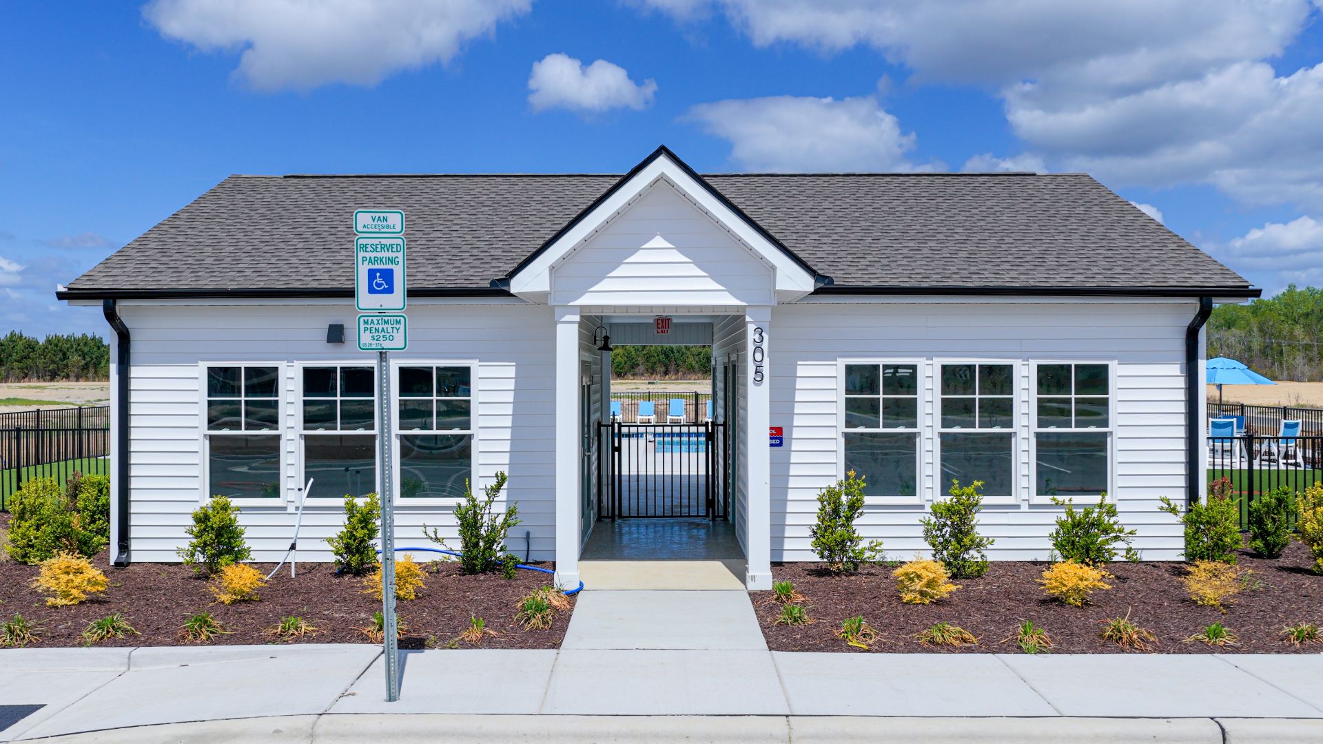 The community amenities, open-air pavilion and swimming pool will serve as a hub for events and social gatherings, fostering a strong sense of community among residents.