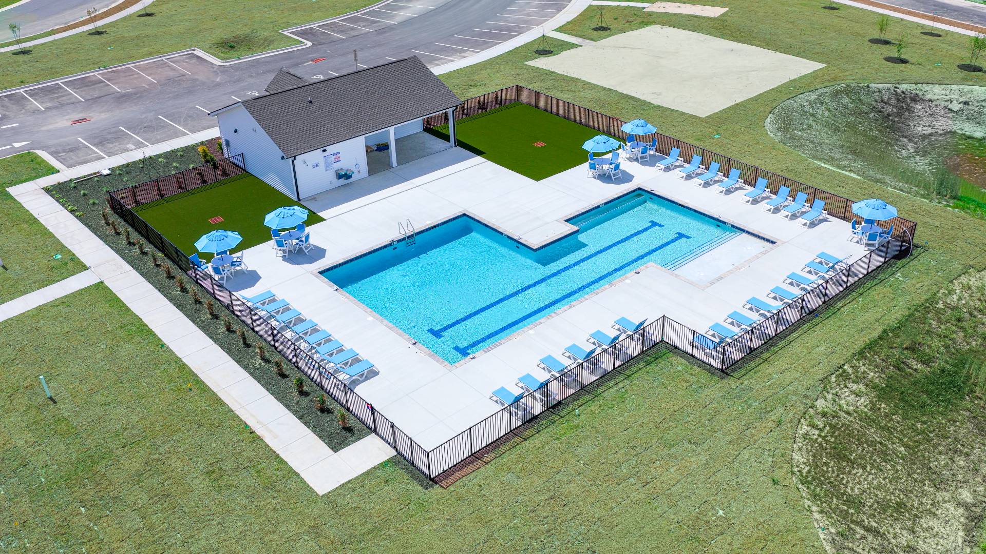 The community amenities, open-air pavilion and swimming pool will serve as a hub for events and social gatherings, fostering a strong sense of community among residents.