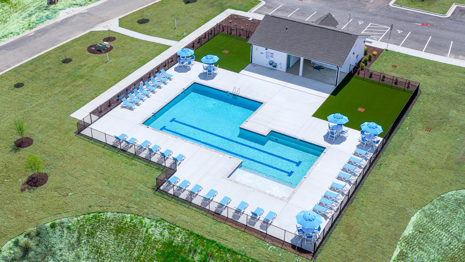 A fantastic addition to the Vineyard Trail community for our Homeowners! The exciting lineup of amenities that will include a swimming pool, open air pavilion with playroom, playground and turf lawn for cornhole toss.