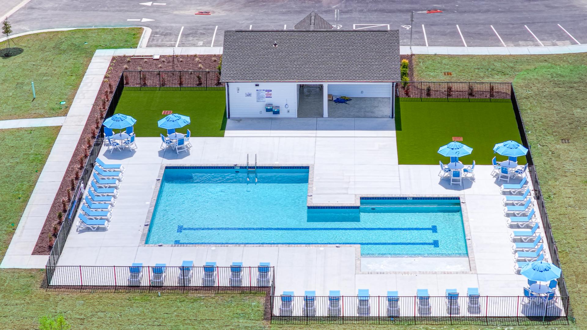 A fantastic addition to the Vineyard Trail community for our Homeowners! The exciting lineup of amenities that will include a swimming pool, open air pavilion with playroom, playground and turf lawn for cornhole toss.