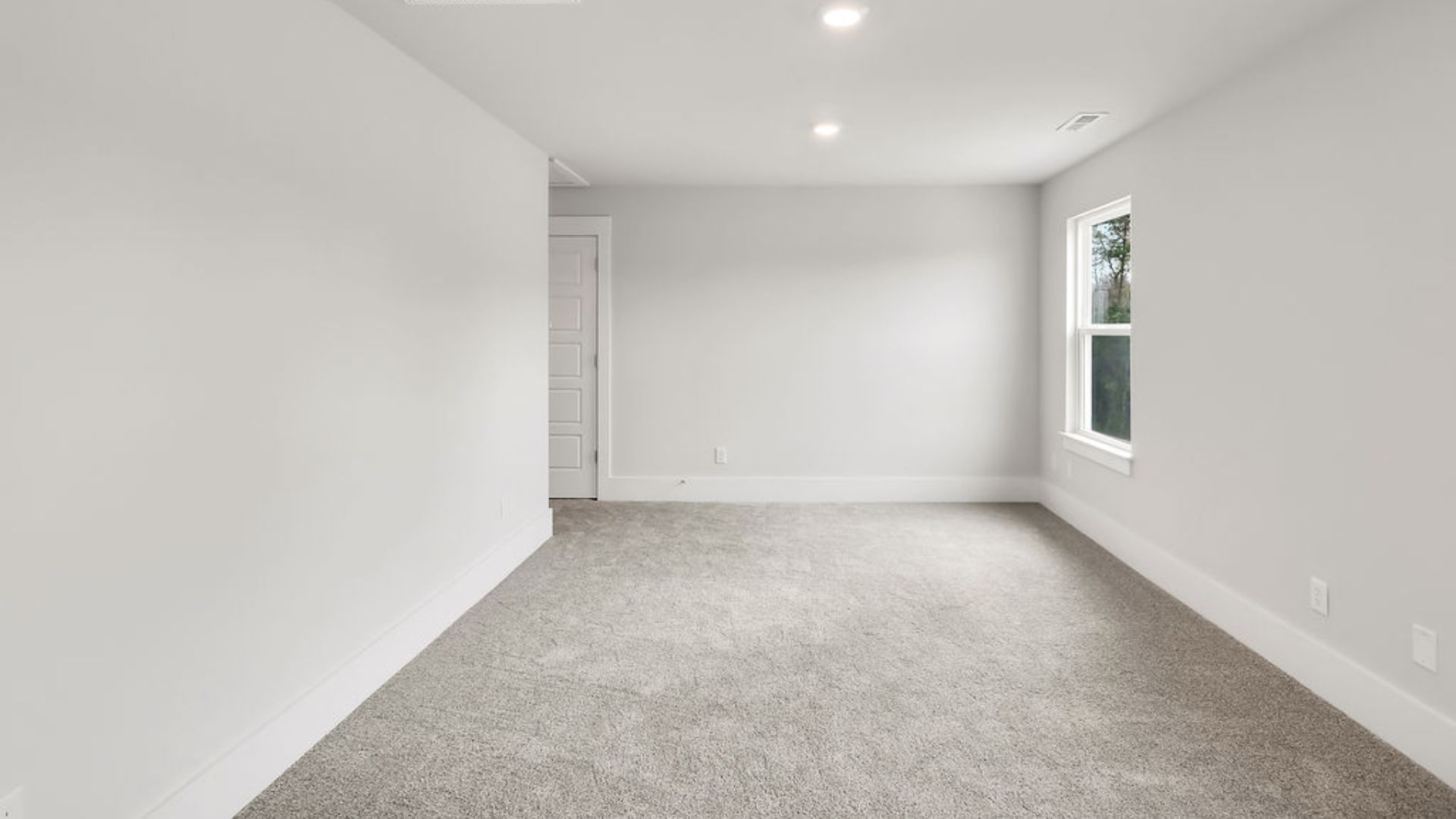 The primary bedroom has its own attached bathroom that features a walk-in closet and all the space you need to get ready in the morning.