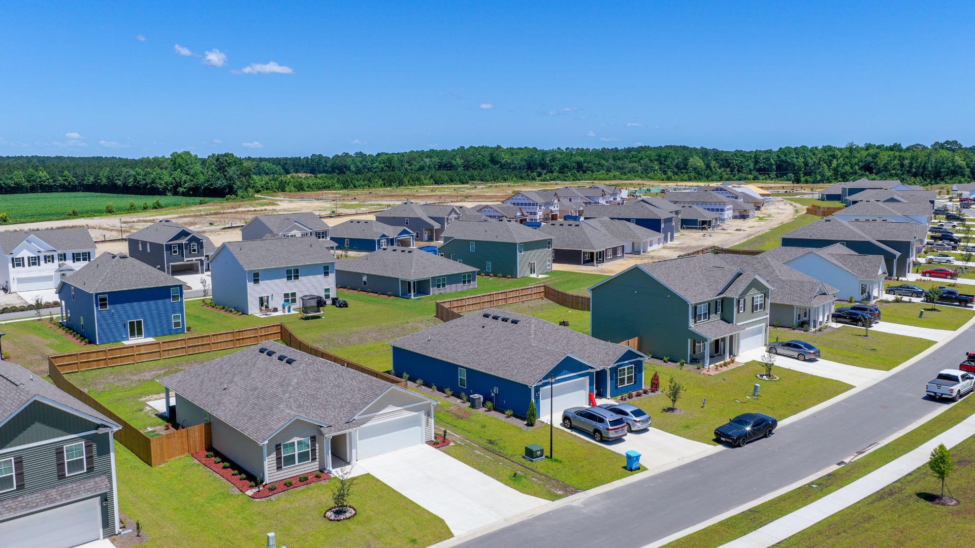 Our homes feature open floorplans that combine style and functionality. You'll find sleek granite countertops, islands, and shaker-style cabinets in the kitchen. For that modern touch, you'll also get stainless-steel appliances, dishwasher, and microwave. Smart home technology is included, providing convenience and efficiency at your fingertips. Jacksonville, North Carolina is a thriving Military town with plenty of southern charm. Home to Marine Corps Base Camp Lejeune and a vibrant coastal community. This bustling city offers a perfect blend of military heritage, outdoor recreation, and family-friendly attractions. With public access to Onslow Beach and North Topsail Beach, you are sure to get your fix of sun! If the ocean isn’t your thing, come and shop at Jacksonville Mall, or explore the natural beauty of Hammocks Beach State Park nearby. With a growing population and strong economic outlook, Jacksonville is an ideal destination for military families, young professionals, and retirees alike.