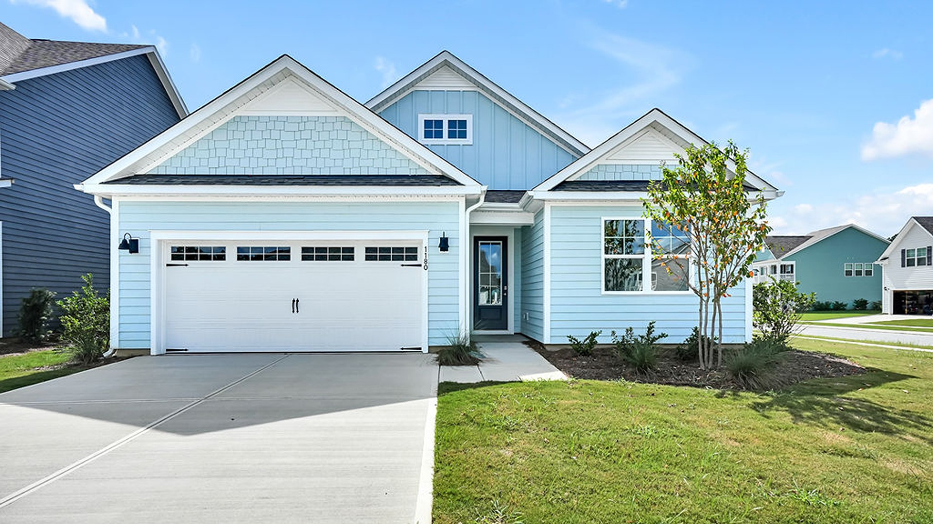 Welcome to the Bradford in our Indigo Preserve community located in Leland, North Carolina. The Bradford is a 3 bedroom, 2 bath home with an upstairs loft or bonus room with 1,672 of open concept living space.