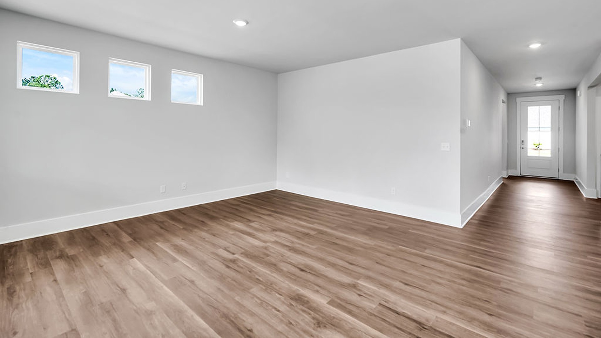 The Bradford is a versatile plan with an open concept kitchen, living, and dining area! T