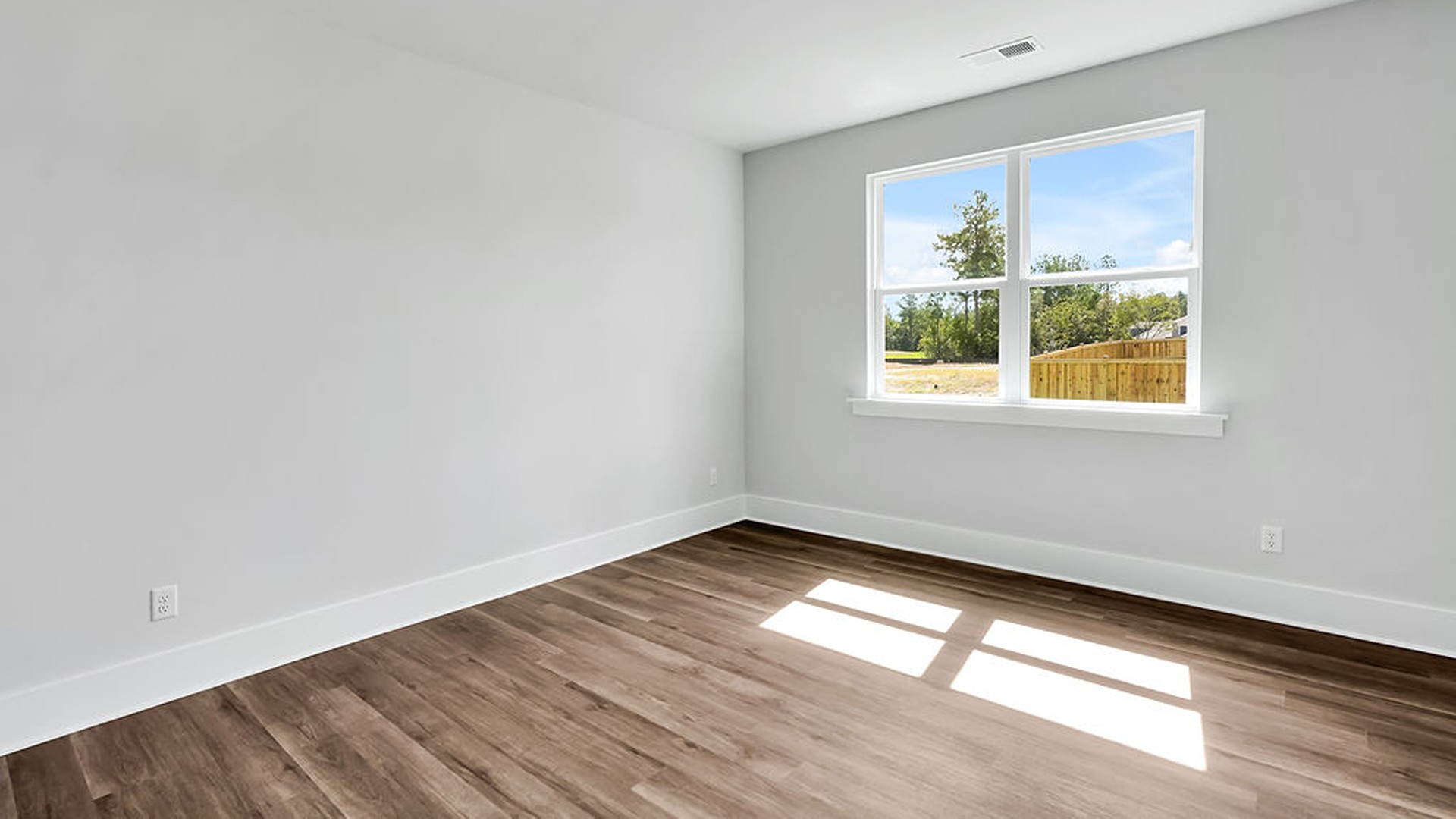 The primary bedroom has its own attached bathroom that features a walk-in closet and all the space you need to get ready in the morning