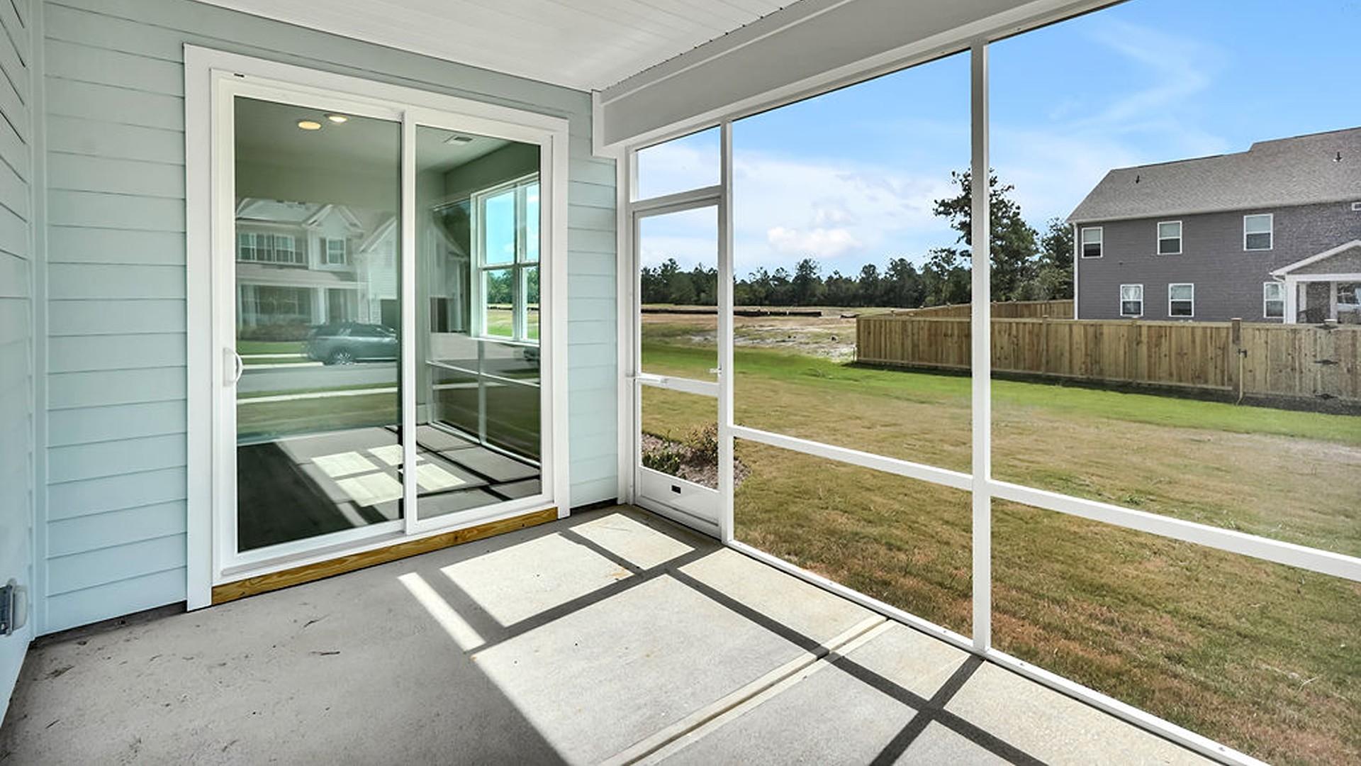 Enjoy the covered porch perfect for entertaining and enjoying the Carolina evenings.