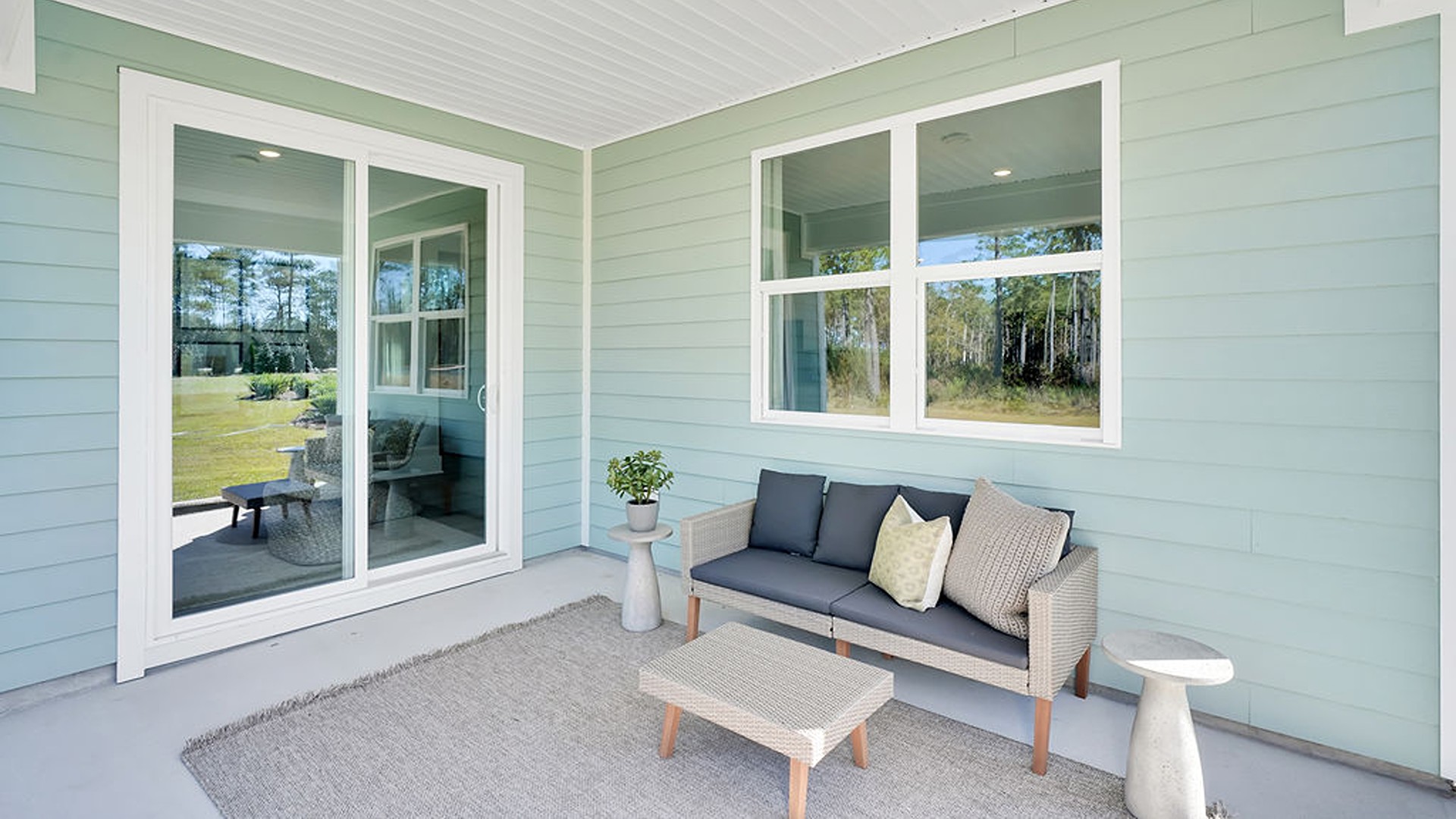Enjoy the covered patio perfect for entertaining and enjoying eastern North Carolina evenings.