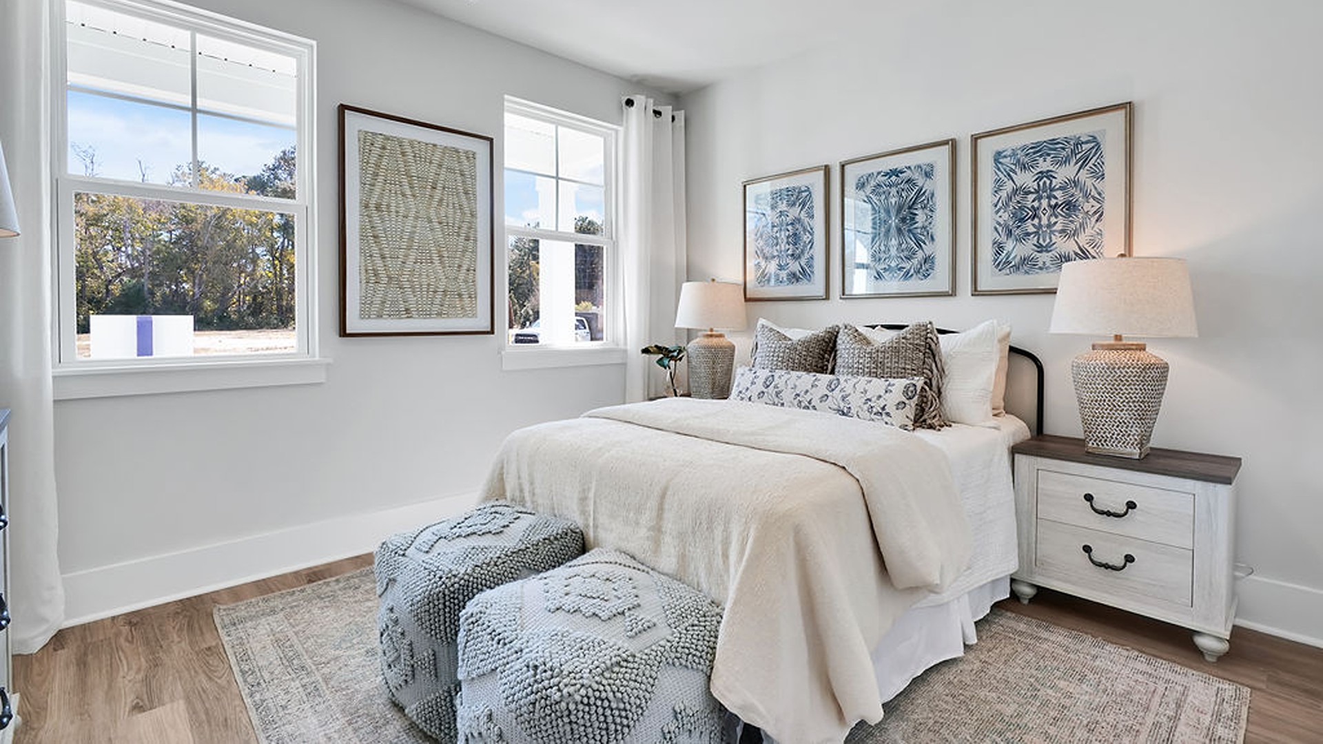 This floorplan is features a desirable first floor primary suite, providing comfort and convenience with easy main-level living.