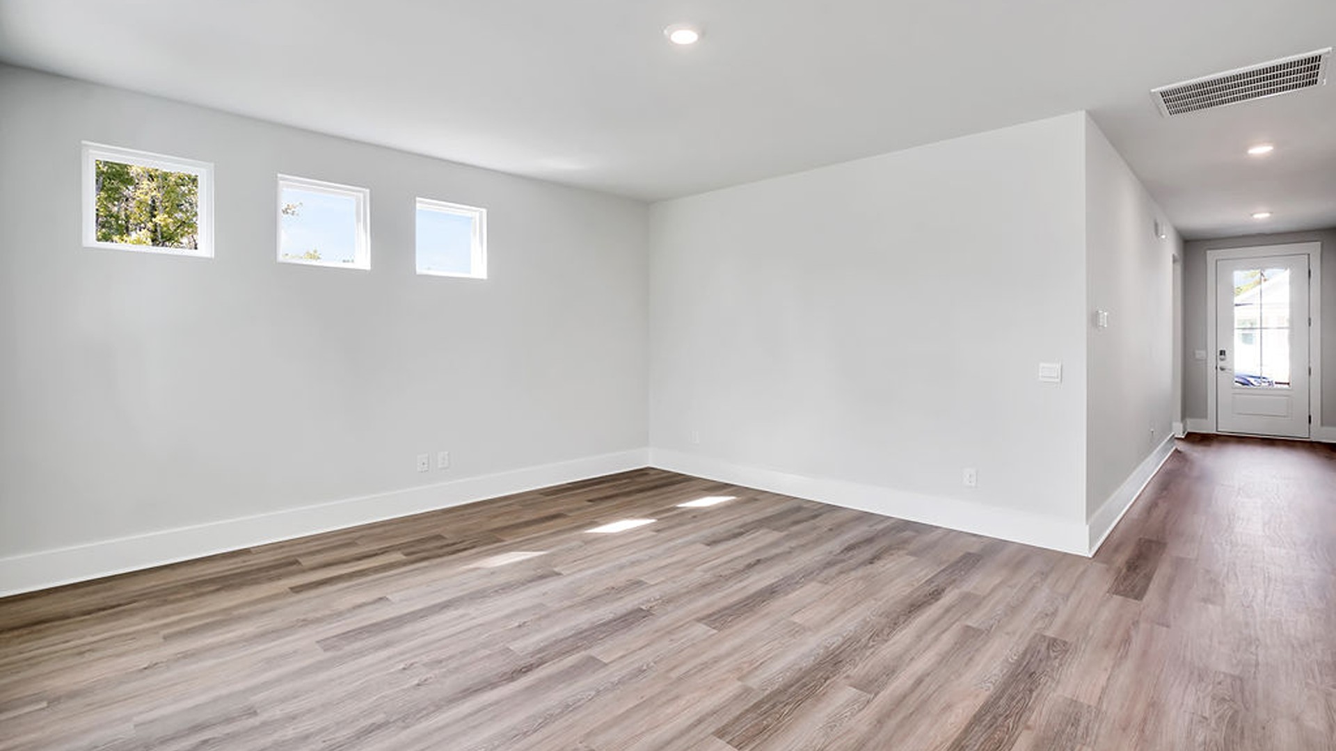 The Bradford is a versatile plan with an open concept kitchen, living, and dining area! The kitchen comes finished with beautiful granite countertops, stainless steel appliances, single-bowl sink