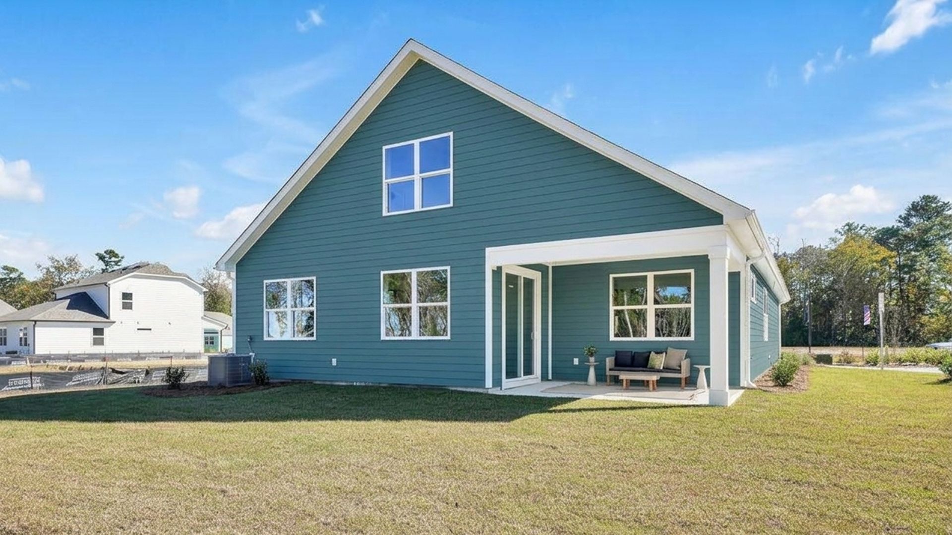 Enjoy the covered porch perfect for entertaining and enjoying the Carolina evenings.