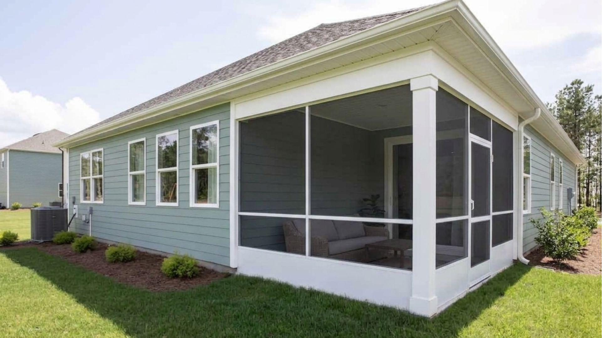 Screened patio