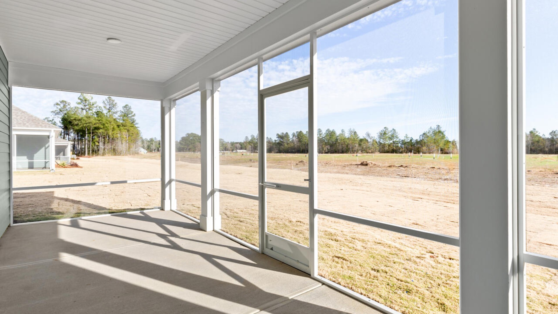 Enjoy the screened in covered porch, perfect for entertaining and enjoying the Carolina evenings