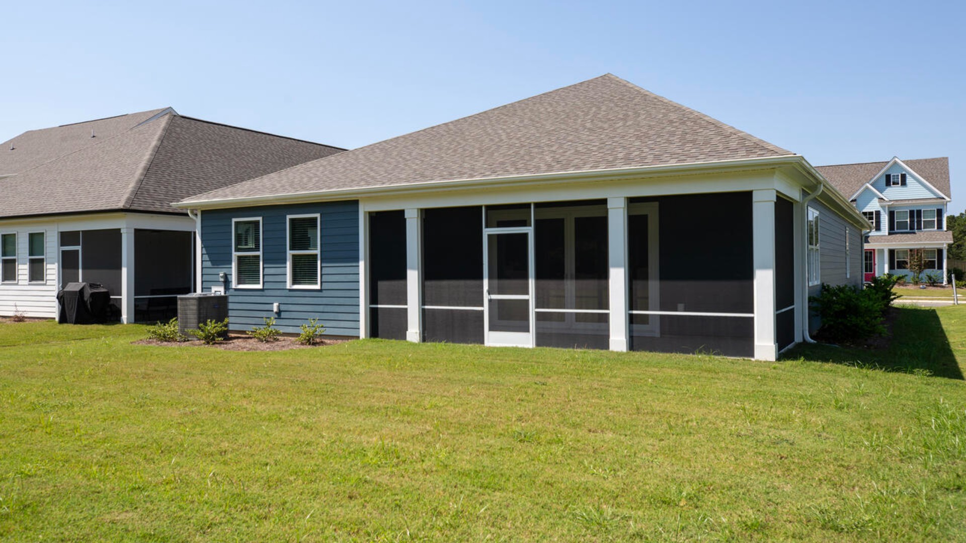 Spend the end of your days on the oversized covered screened porch that has plenty of room for relaxing and entertaining. The Litchfield is one of our most desirable single story homes.