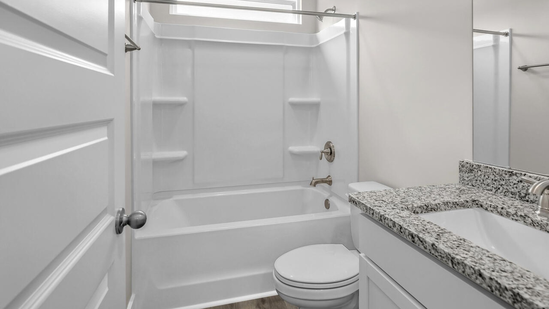 There are three additional bedrooms and a full bath upstairs. In every bedroom you’ll have carpeted floors and a closet in each room. Whether these rooms become bedrooms, office spaces, or other bonus rooms, there is sure to be comfort.