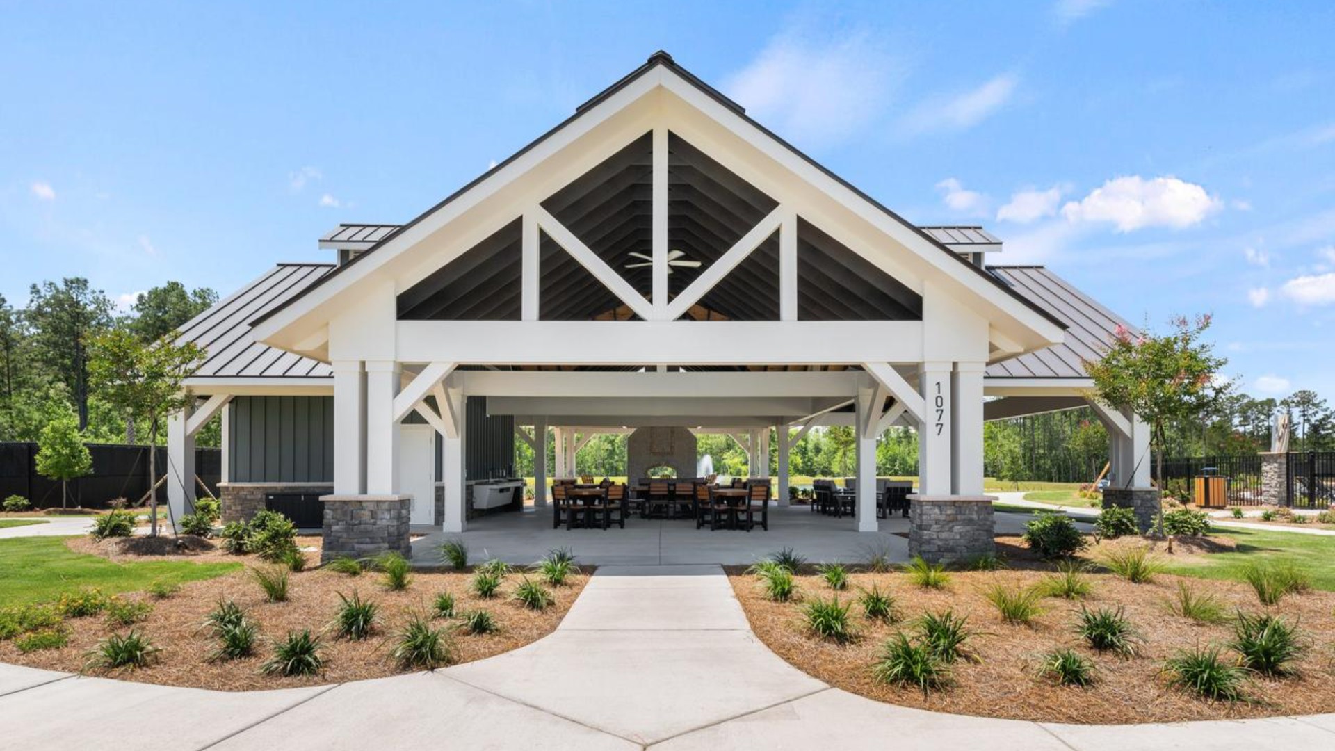 Homeowners will enjoy the future Amenity Center that will include a resort-style pool, clubhouse with kitchen, playground, pickleball courts, fire pit, and pocket park.