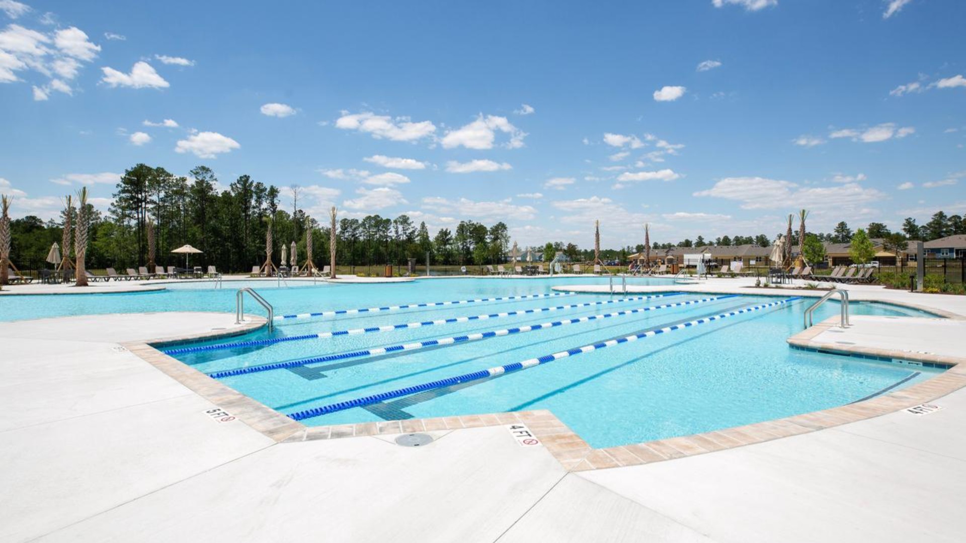 Homeowners will enjoy the future Amenity Center that will include a resort-style pool, clubhouse with kitchen, playground, pickleball courts, fire pit, and pocket park.