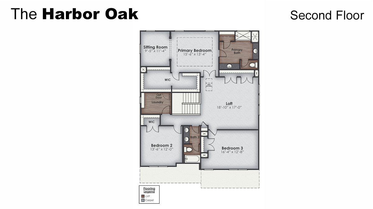 This spacious home at 3,129 square foot home includes 4 bedrooms and three bathrooms making it ideal for families or those who love to host.
