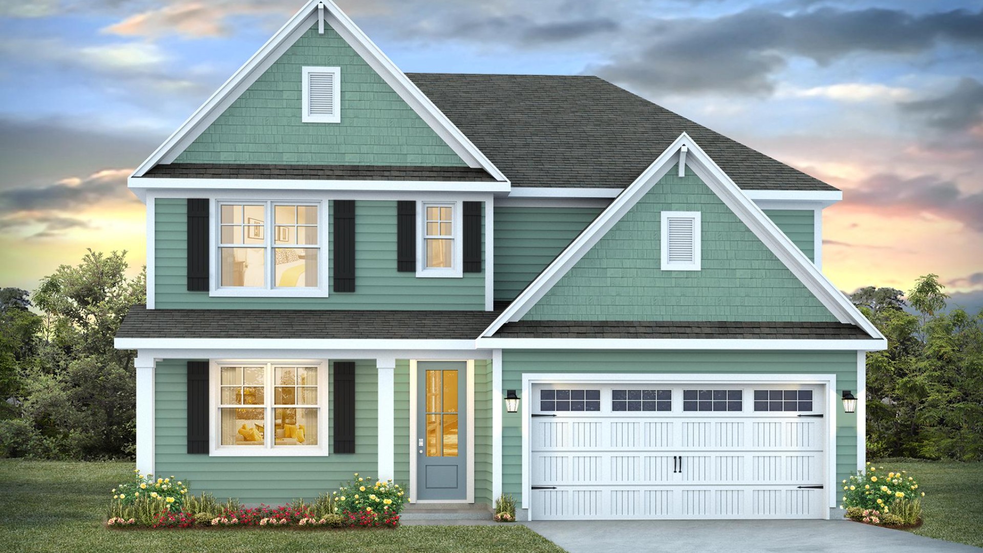 The Harbor Oak is ready to be your new home, perfect for coastal living and entertaining. Inside this 4 bedroom, 3 bathroom home, you’ll find 3,129 square feet of comfortable living.