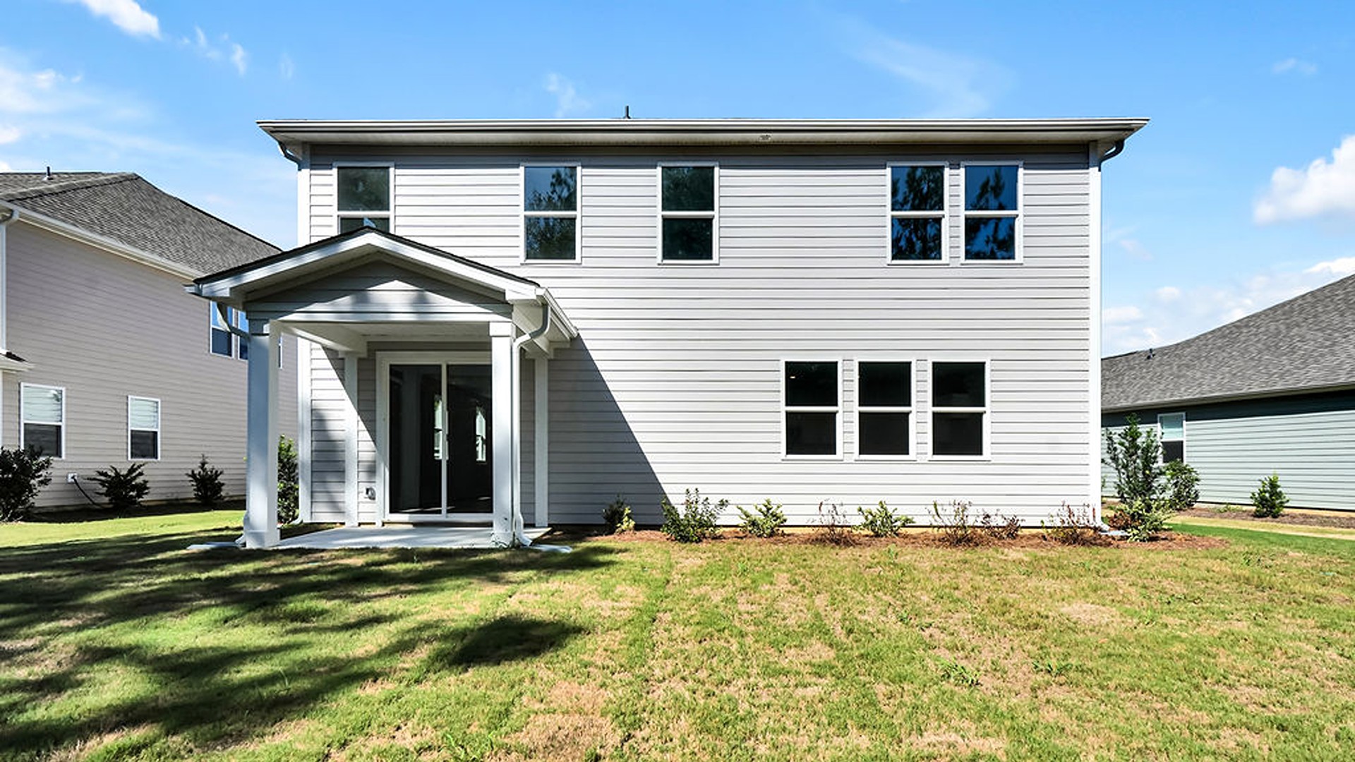 Enjoy the covered porch perfect for entertaining and enjoying the Carolina evenings.