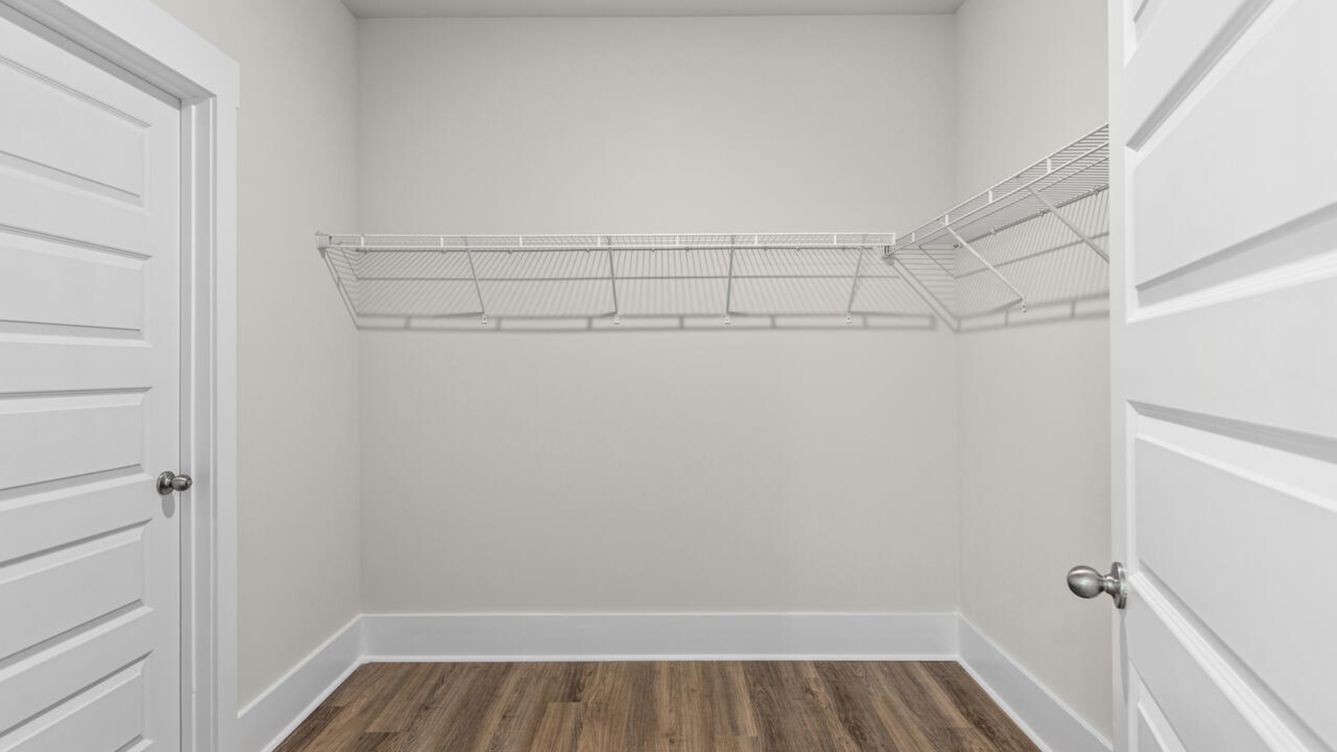 The primary bedroom has its own attached bathroom that features a walk-in closet and all the space you need to get ready in the morning.