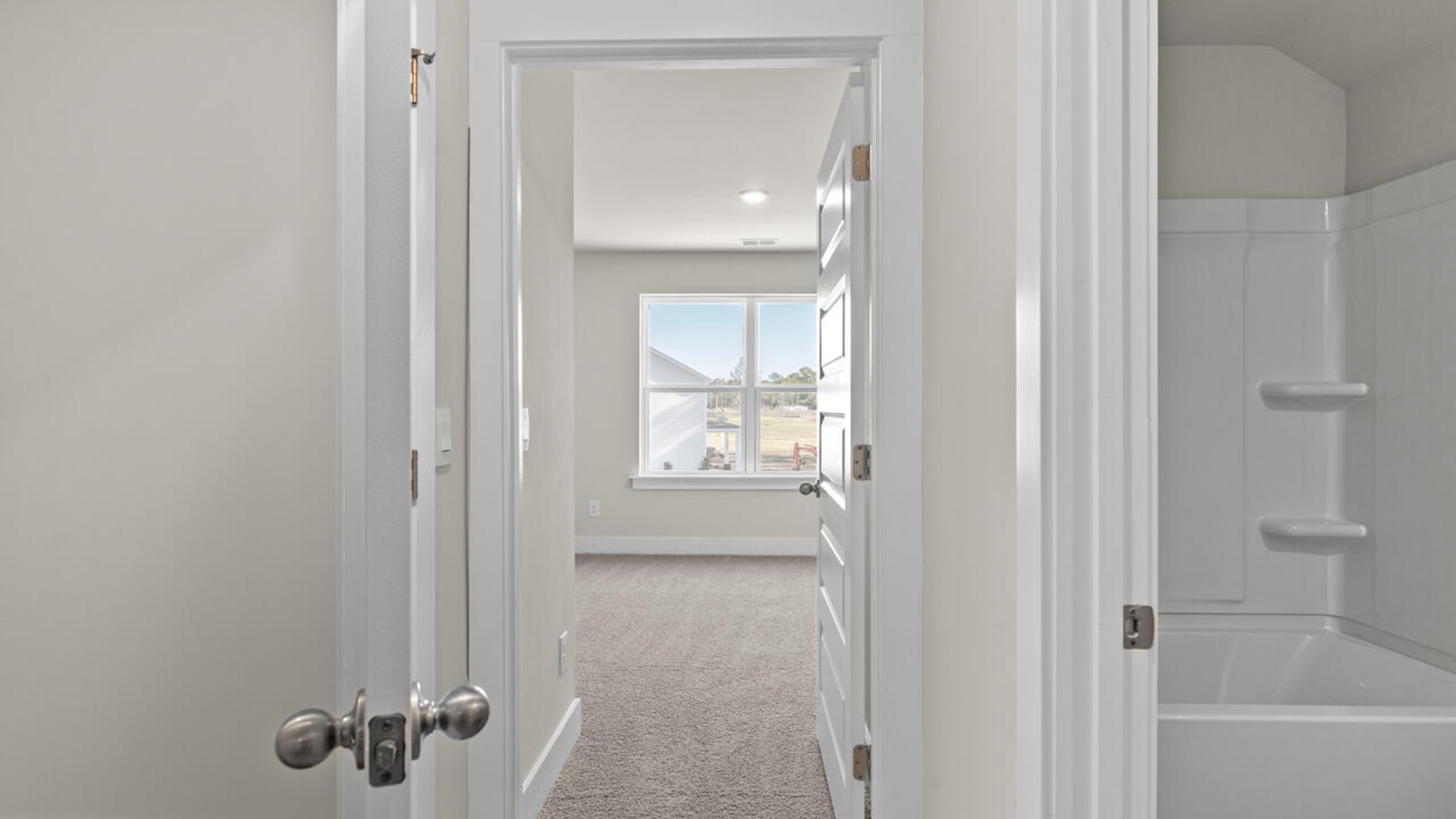 In every bedroom you’ll have carpeted floors and a closet in each room. Whether these rooms become bedrooms, office spaces, or other bonus rooms, there is sure to be comfort.