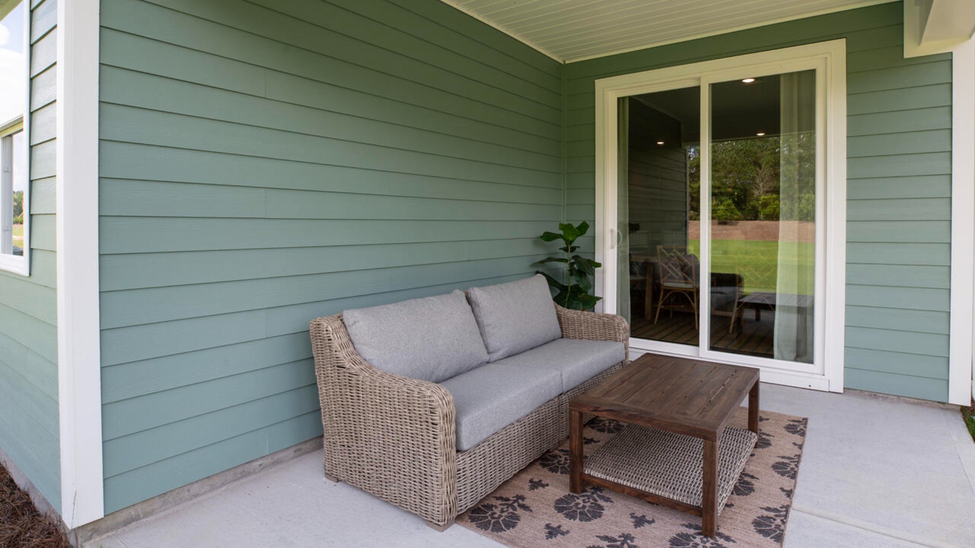 Enjoy the covered porch perfect for entertaining and enjoying the Carolina evenings.