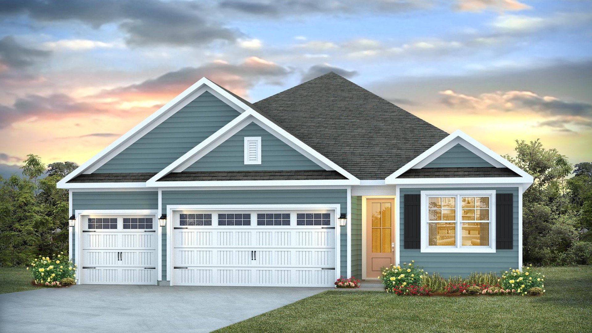 The Madison plan is a perfect home for relaxation and entertaining with a very open floor plan