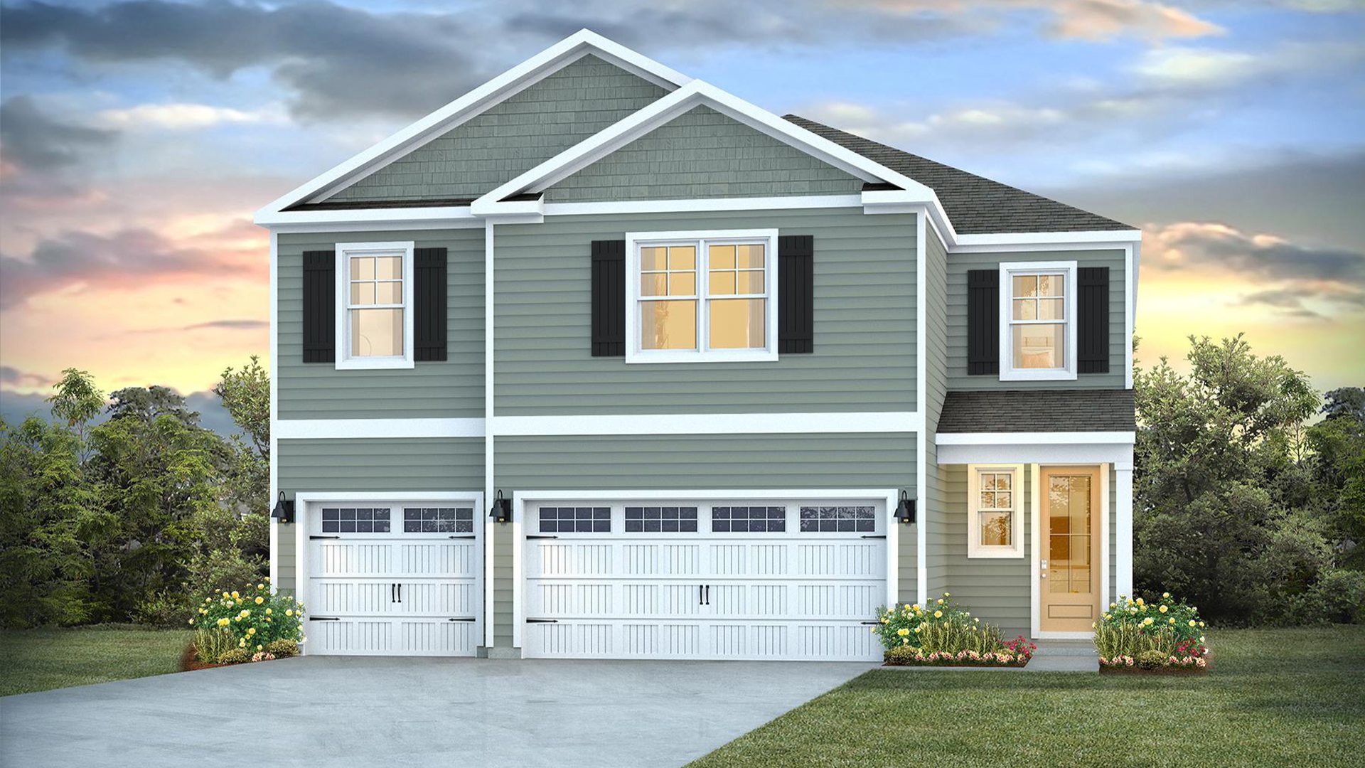 Experience the perfect blend of open-concept design and thoughtful privacy in the Glencoe located in Blake Farm, Wilmington NC. Inside this 5-bedroom, 4.5-bathroom home, you’ll find 3,503 square feet of comfortable living.