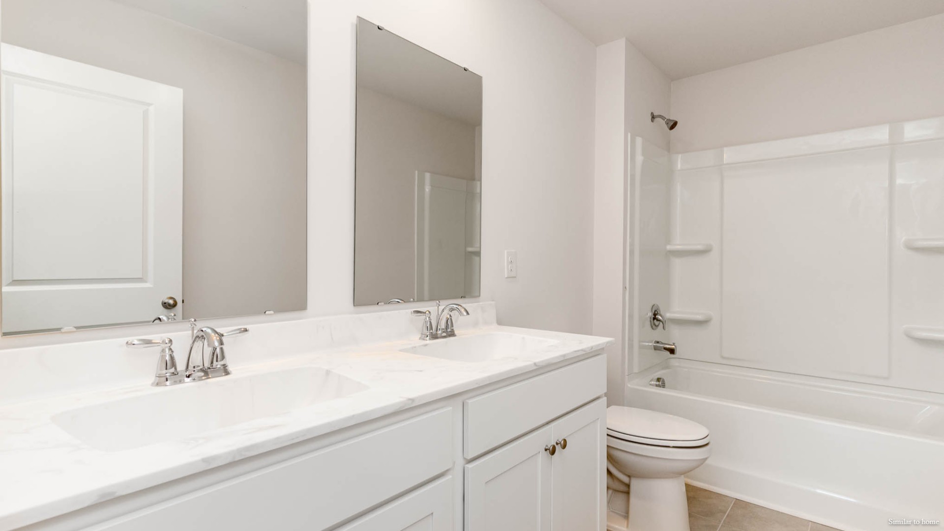 The Robie two-story floorplan features an open floor plan with a guest bedroom and full bathroom on the 1st floor and a large bonus/loft area upstairs right next to the en-suite with two additional bedrooms. You’ll find 2,362 square feet of comfortable living.