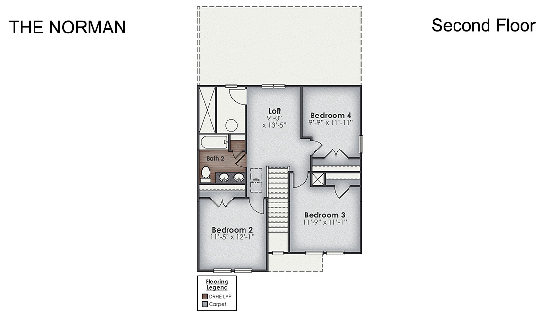 Welcome to the Norman a two-story townhome with 4 bedrooms, 2.5 Baths, loft, 1,763 sq ft and 1 car garage in a prime location in Leland, North Carolina.