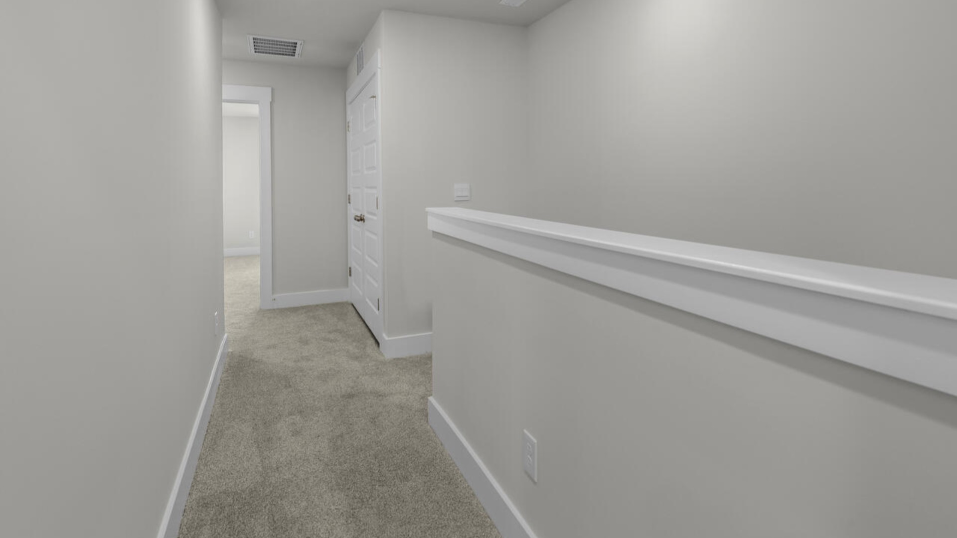 The second-floor primary bedroom is located at the front of the home and boasts a large bath and walk-in closet. There are additional 2 bedrooms, 2 full bathrooms and laundry room at the back of the home. In every bedroom you’ll have carpeted floors and a closet in each room. Whether these rooms become bedrooms, office spaces, or other bonus rooms, there is sure to be comfort.