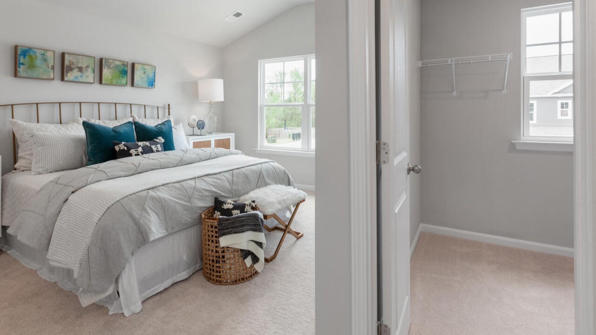 Upstairs, you'll find a generous primary suite featuring a walk-in closet, along with two additional guest bedrooms and a shared full bath, perfect for family or flexible living space. This thoughtfully designed layout provides the privacy you need with all the function you want.