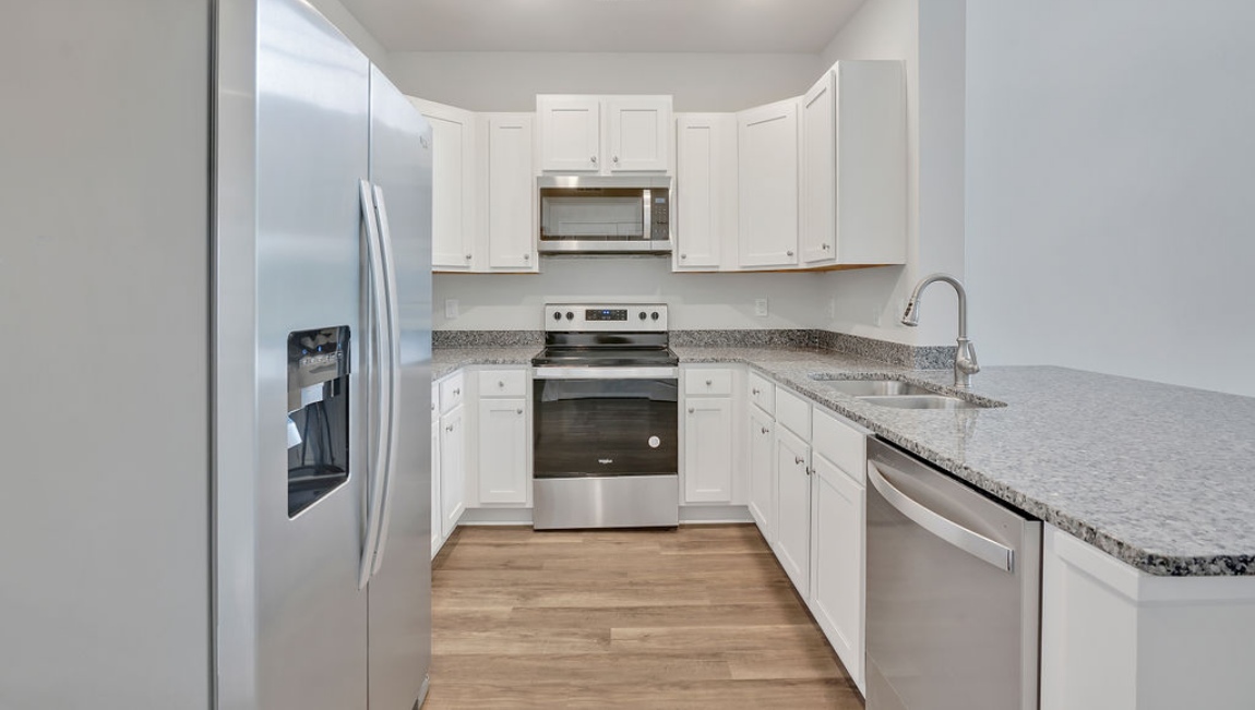 Furthermore, can we just say ''closets galore''! With lovely finishes like luxury vinyl plank floors on the main level, fiber cement siding on the exterior, granite countertops and subway tile backsplash, the finishes on this home are sure to please.