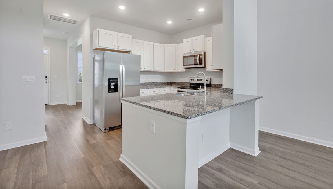 Furthermore, can we just say ''closets galore''! With lovely finishes like luxury vinyl plank floors on the main level, fiber cement siding on the exterior, granite countertops and subway tile backsplash, the finishes on this home are sure to please.
