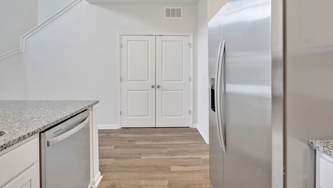 Furthermore, can we just say ''closets galore''! With lovely finishes like luxury vinyl plank floors on the main level, fiber cement siding on the exterior, granite countertops and subway tile backsplash, the finishes on this home are sure to please.